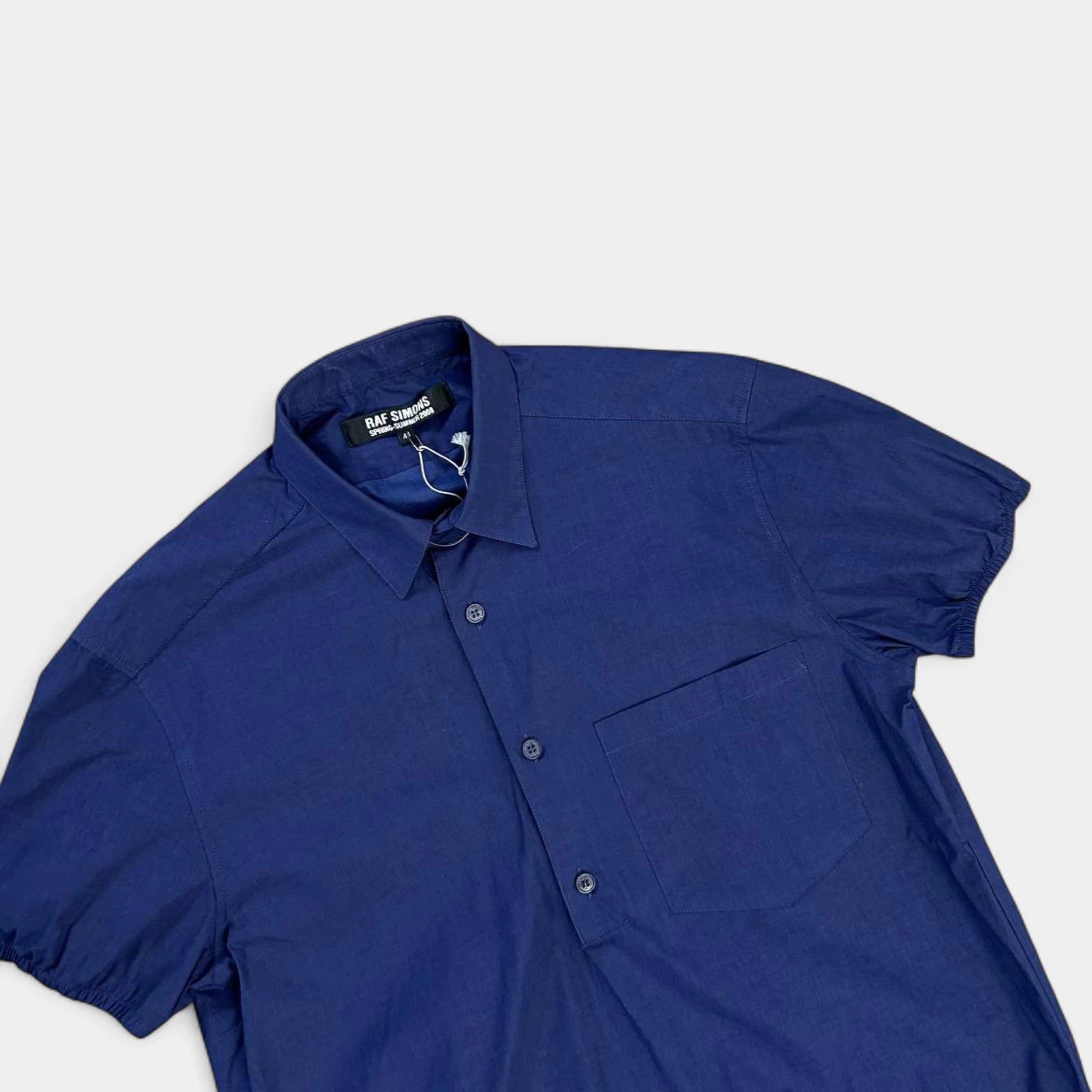 Raf Simons Raf Simons 2008 Navy Sport Shirt Size US S / EU 44-46 / 1 - 2 Thumbnail
