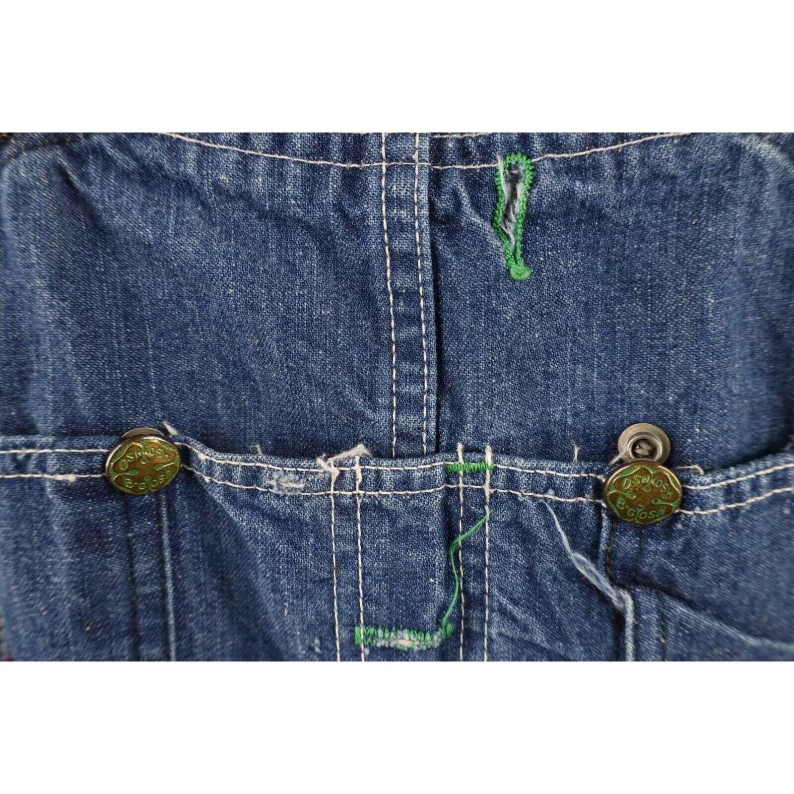 Oshkosh × Vintage Vintage 50s OshKosh B'Gosh Union Made Sanforized Overalls Size US 38 / EU 54 - 8 Thumbnail