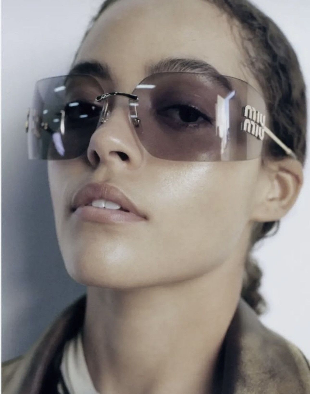 Miu Miu × Vintage NEW Miu Miu sunglasses SMU 54YS 5AK0/6I Size ONE SIZE - 12 Thumbnail