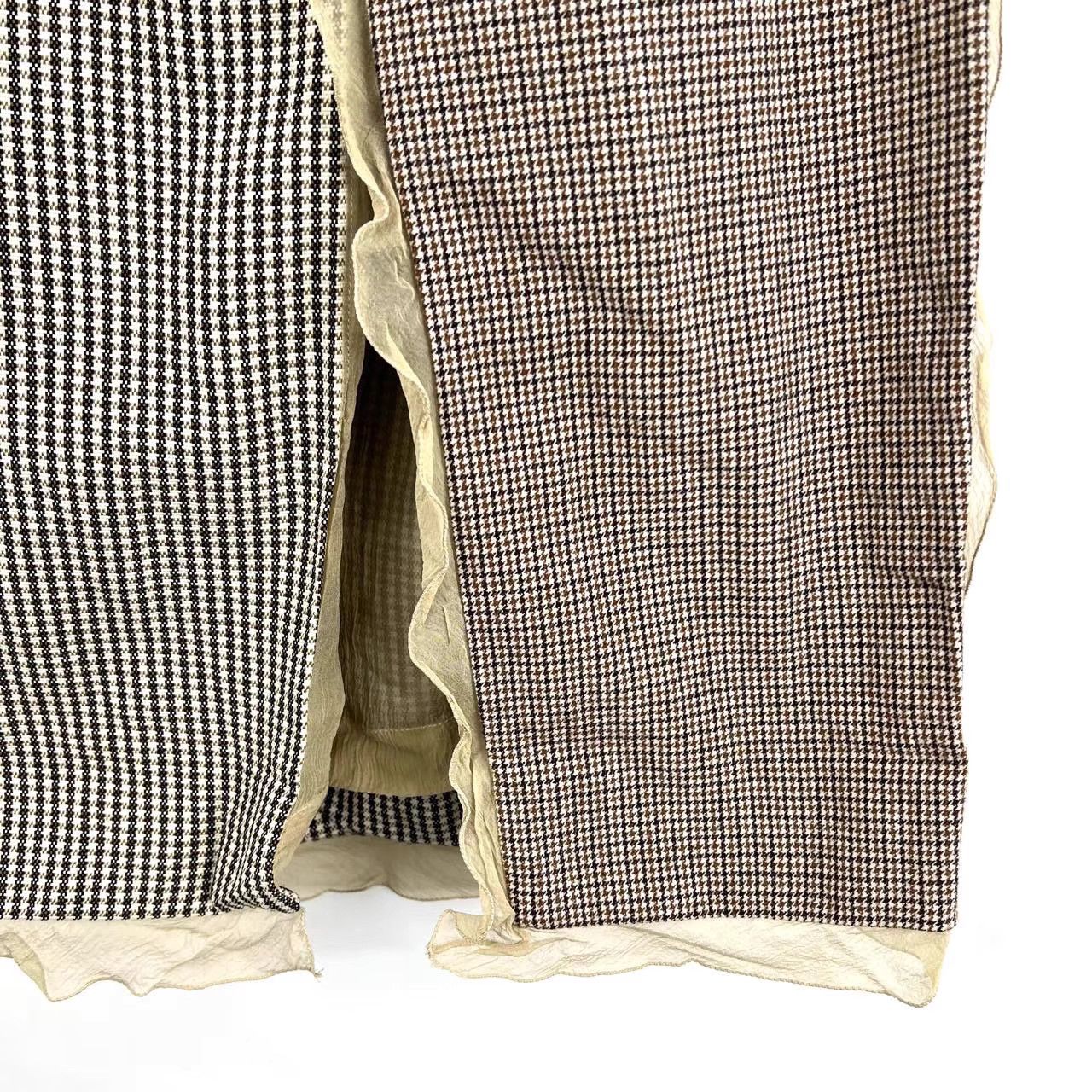 Fendi Fendi Three-Dimensional Lace Trim Plaid Skirt K12 Size 26" / US 2 / IT 38 - 5 Thumbnail