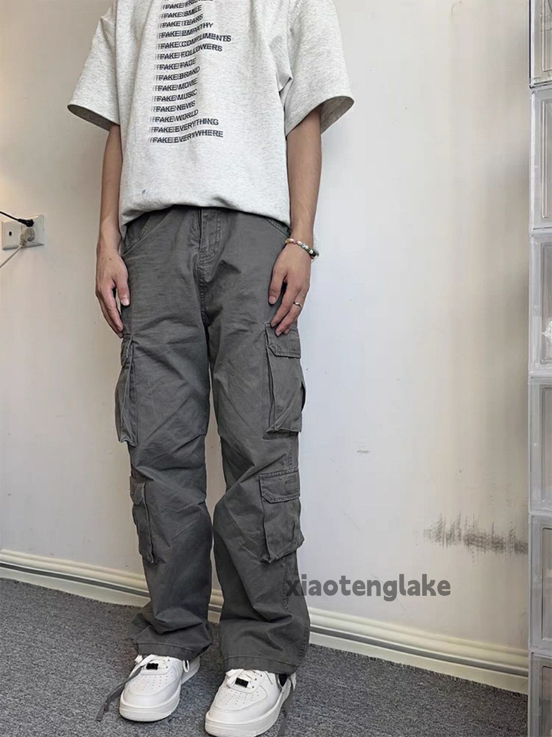 Designer × Vintage skate hiphop military loose baggy cargo pants Size US 32 / EU 48 - 2 Thumbnail