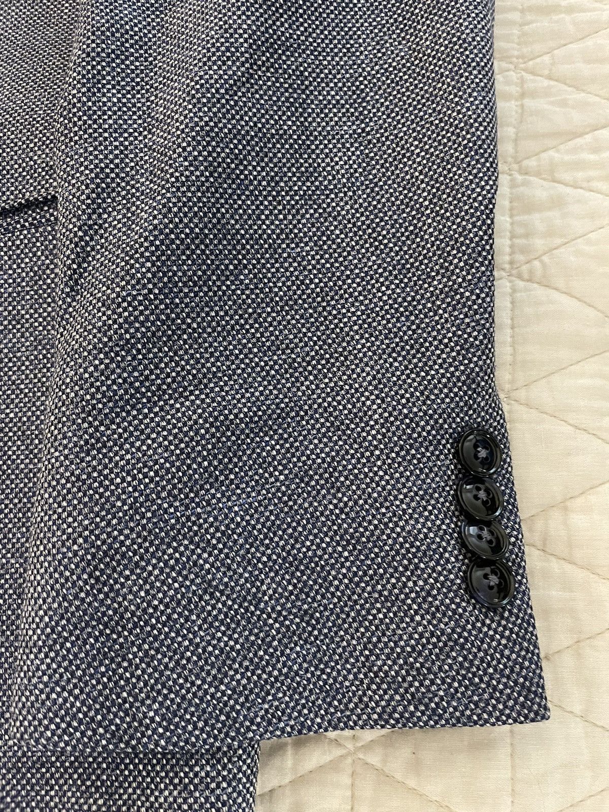Giorgio Armani Tri-Blend Nailhead TAYLOR Jacket Size 42R - 4 Thumbnail