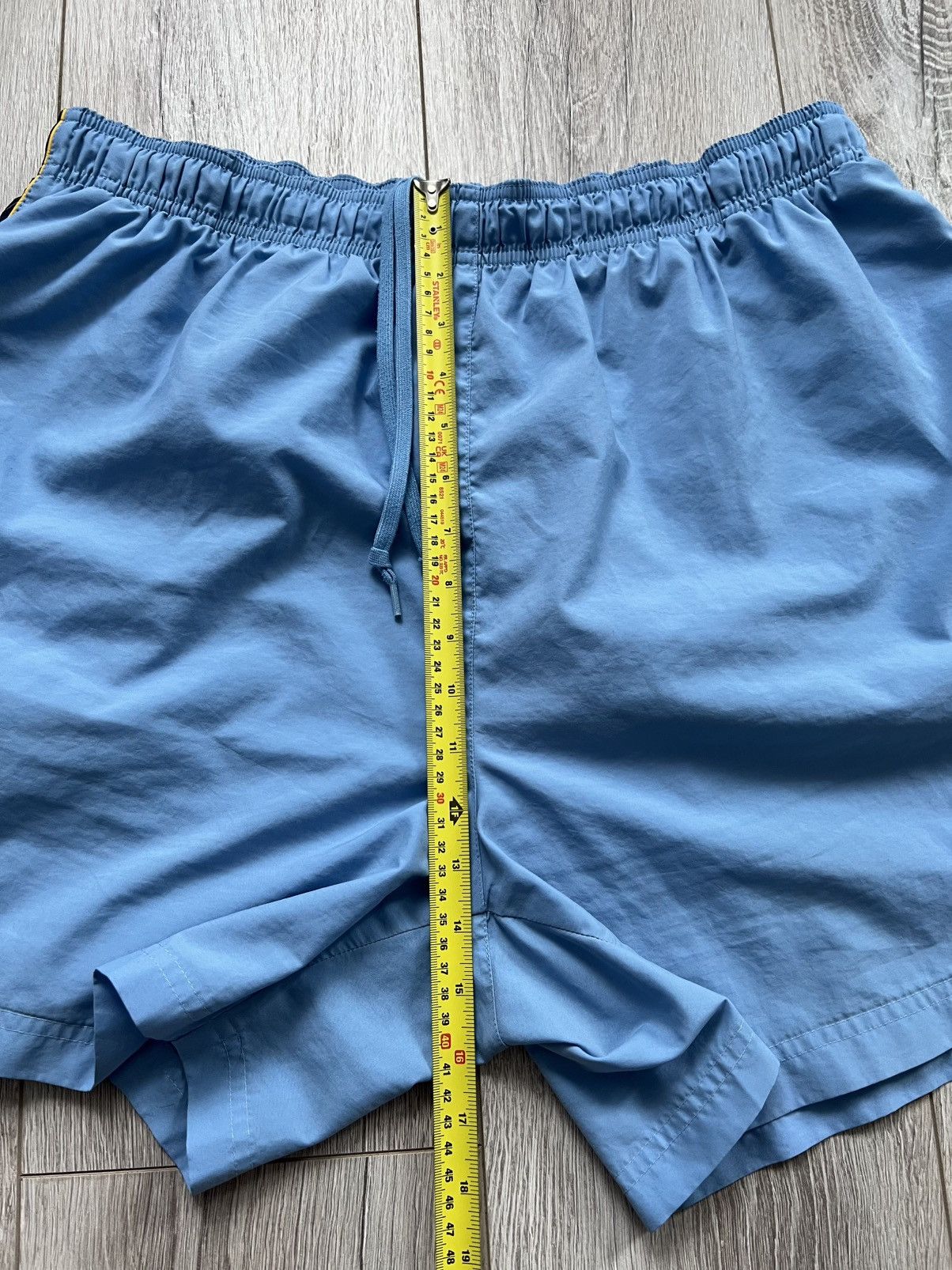 Nike Vintage Nike Nylon Shorts 2000s Mini Swoosh Blue Sportswear Size US 34 / EU 50 - 16 Thumbnail