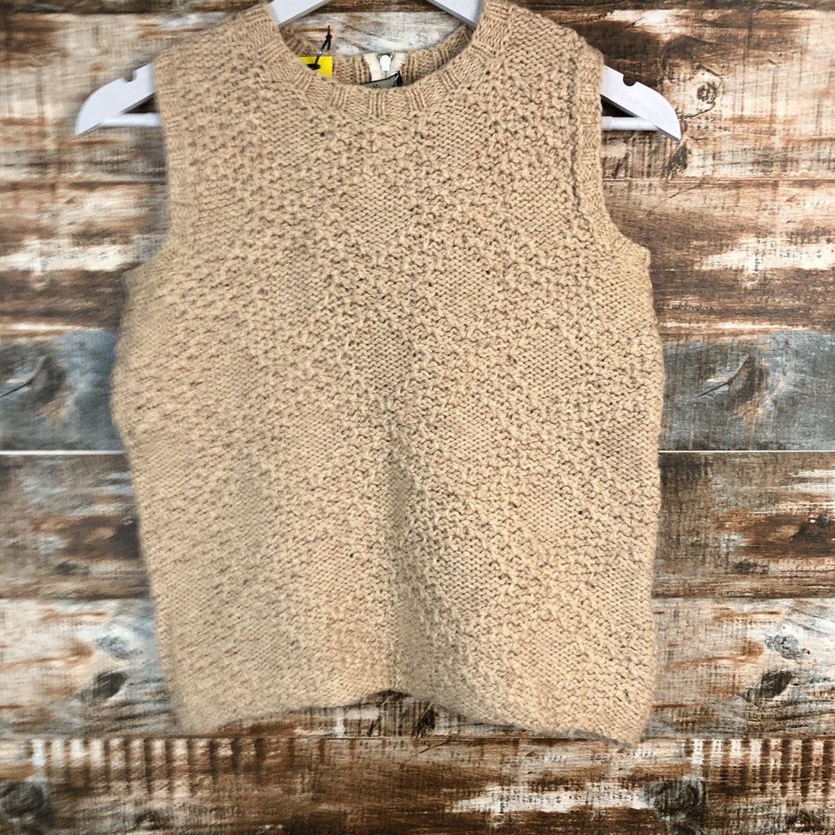 Homespun Knitwear × Japanese Brand Julie Skarland Brown Vest Knitwear #A1664 Size XS / US 0-2 / IT 36-38 - 3 Thumbnail