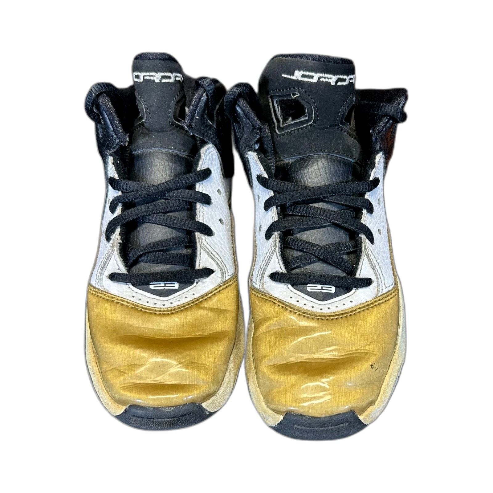 Nike Jordan Trainers Kids Size US 1.5Y B'Loyal TD White Black Gol Size US XXS / EU 40 - 4 Thumbnail
