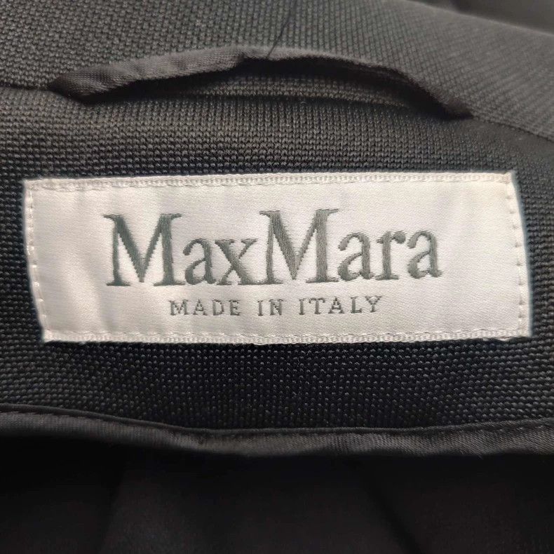 Max Mara Max Mara Black double-breasted coat Size M / US 6-8 / IT 42-44 - 4 Thumbnail