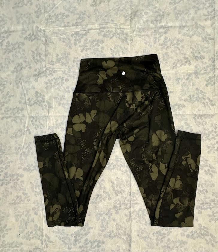 Lululemon Lululemon Wunder Under Leggings Butterfly Green Size 28" / US 6 / IT 42 - 2 Thumbnail
