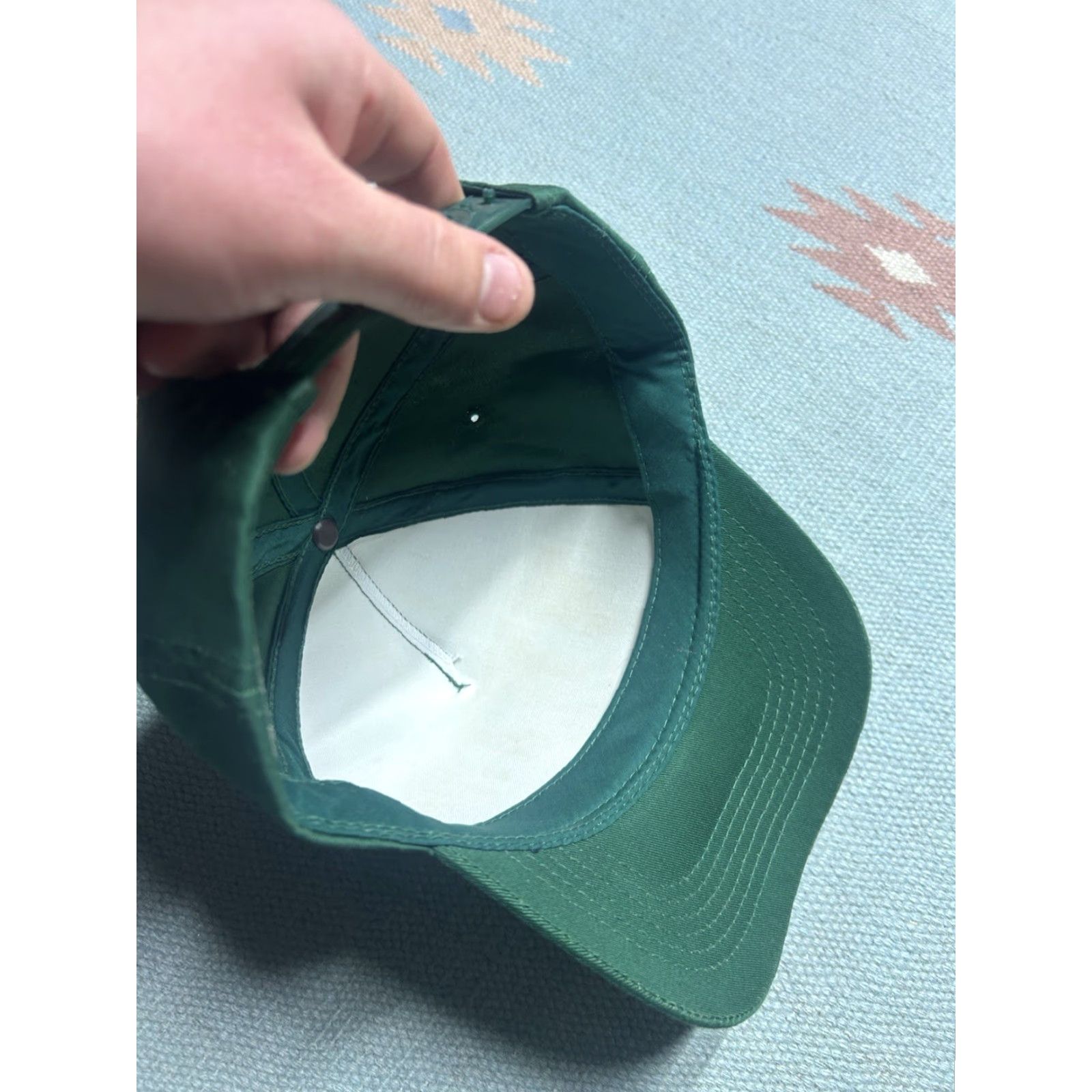 Vintage VINTAGE Auburn Snapback Hat Cap Men Adjustable Green Michigan Farm NOS Ittner Bean & Grain Auburn ?? Size ONE SIZE - 6 Thumbnail