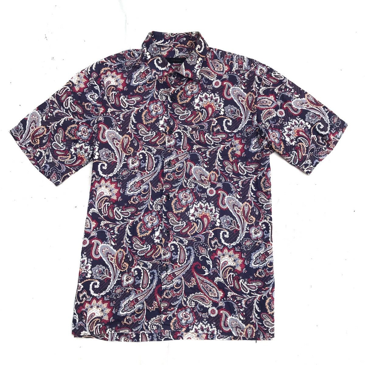 Other Paisley Short Sleeves Shirt yezac Sugar cane sweet purple pa Size US L / EU 52-54 / 3 - 3 Thumbnail