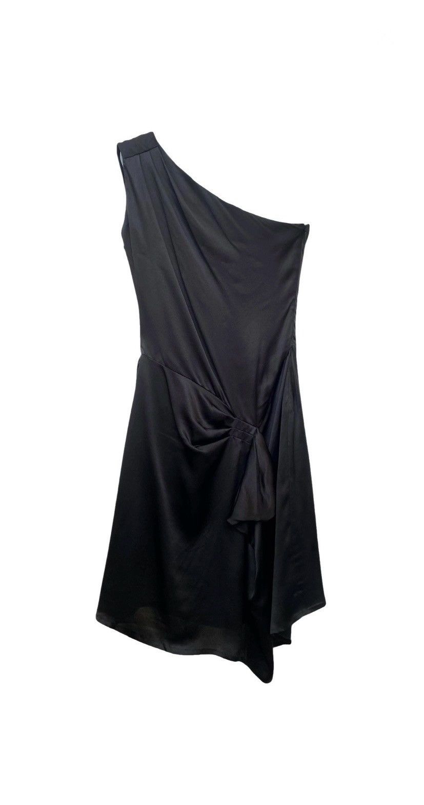 Gucci Robe asymétrique à détail noué en noir Size S / US 4 / IT 40 - 1 Thumbnail