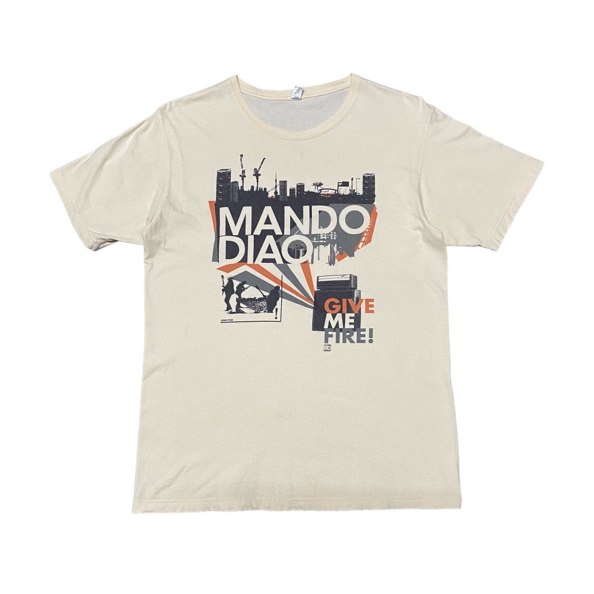 VINTAGE MANDO DIAO GIVE ME FIRE! ALBUM BAND T SHIRT