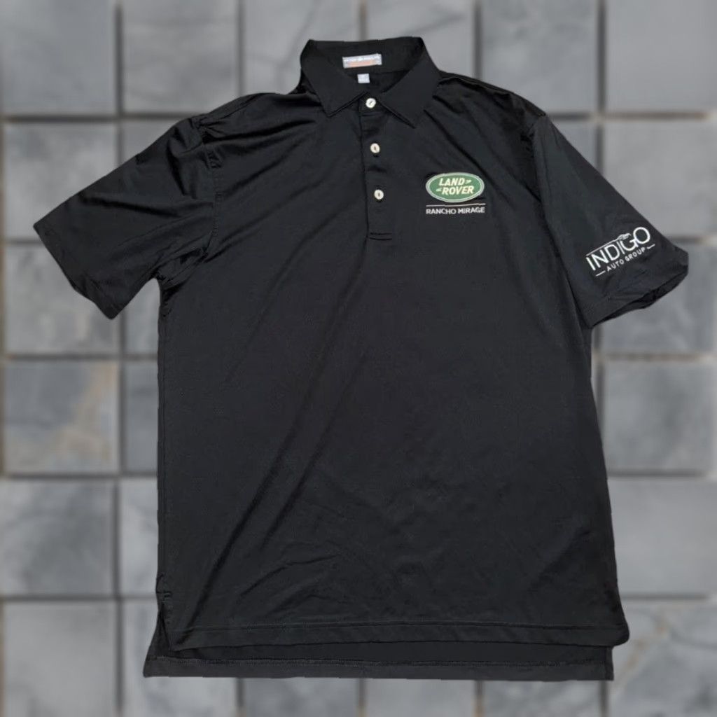 Peter Millar Peter Millar Summer Comfort Polo Shirt Men’s Medium Black Land Rover Logo 23x28 Size US M / EU 48-50 / 2 - 1 Thumbnail