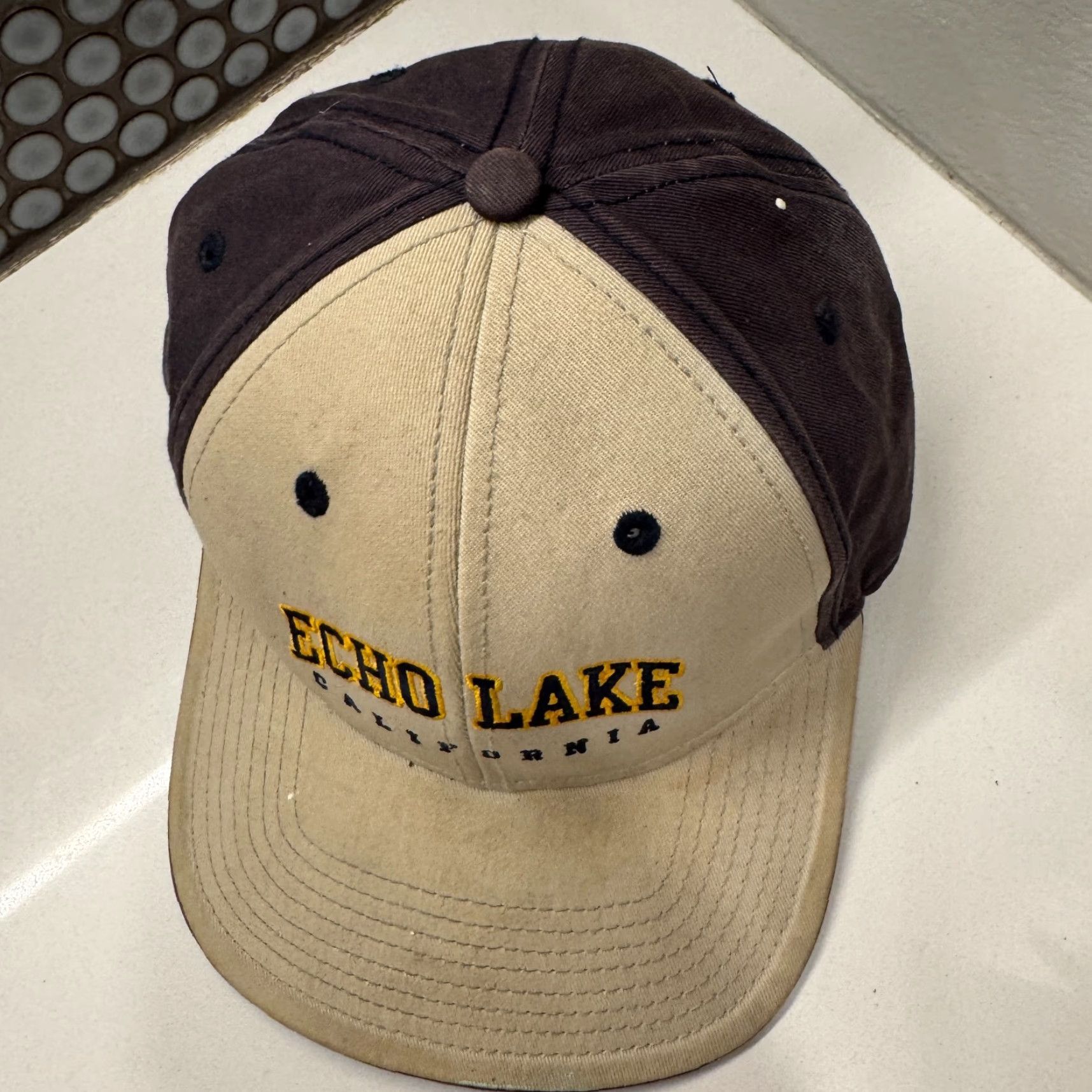 Our Legacy Vintage Legacy Beige Echo Lake California Hat Cap Strap Back Baseball Cap Unisex One Size Ball Cap Beige Echo Lake California Hat Cap Baselinelegends Size ONE SIZE - 3 Thumbnail