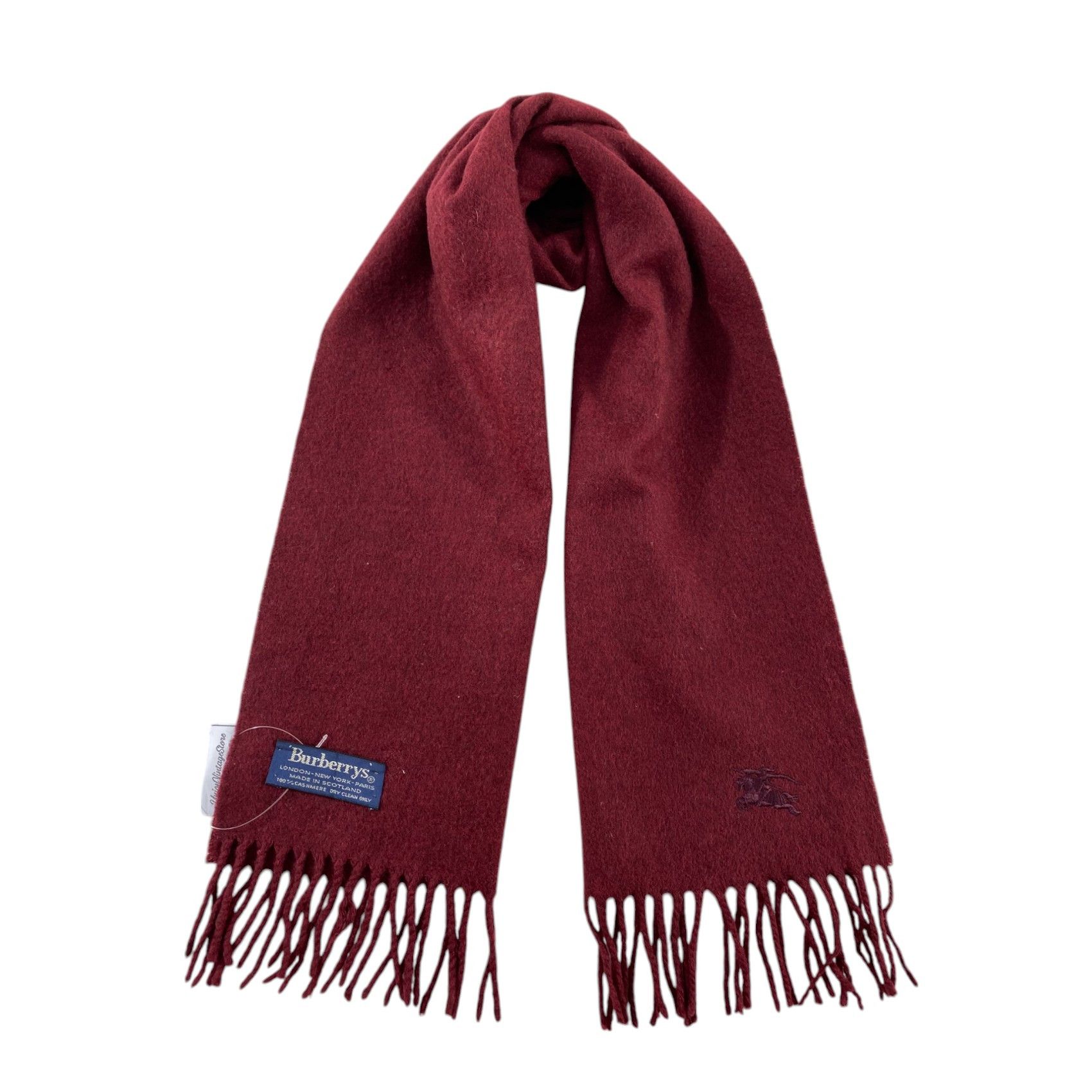 Burberry × Vintage Burberry Scarf / Muffler / Neckwear - WW1656 Size ONE SIZE - 1 Thumbnail