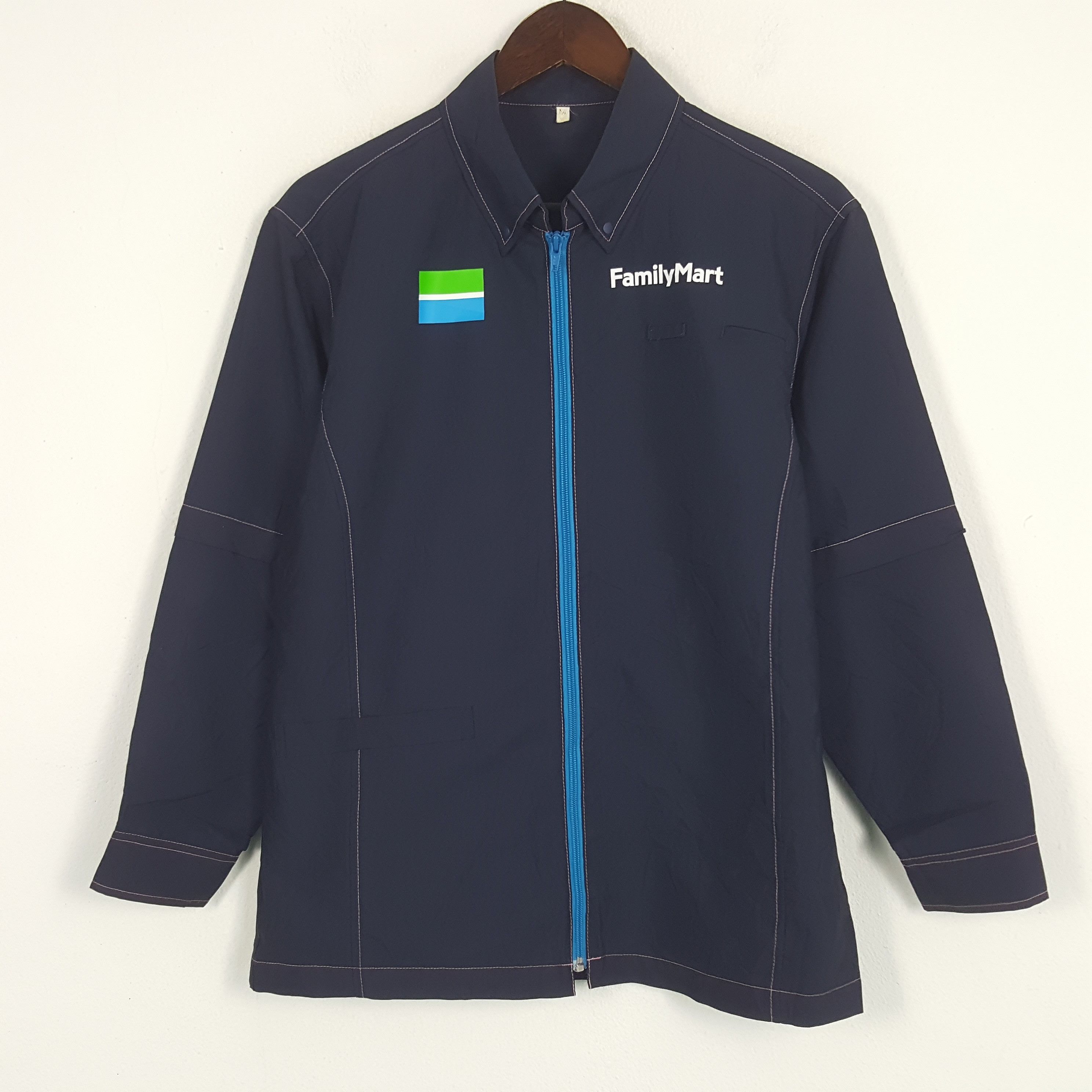 Japanese Brand × Vintage Vintage Family Mart Worker Zipper Uniform Jacket Size US M / EU 48-50 / 2 - 3 Thumbnail