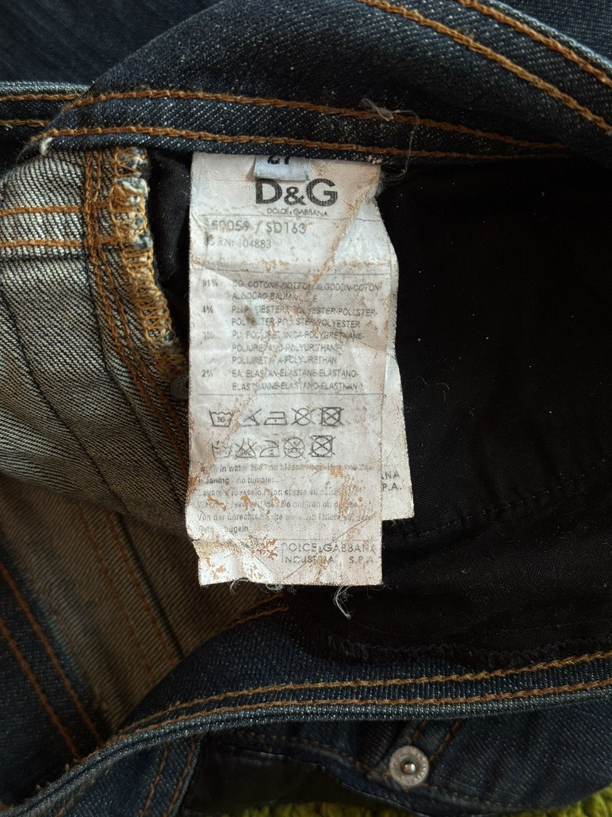 Dolce & Gabbana Dolce & Gabbana D&G 2000s vintage zip opening jeans denim Size 27" / US 4 / IT 40 - 7 Thumbnail