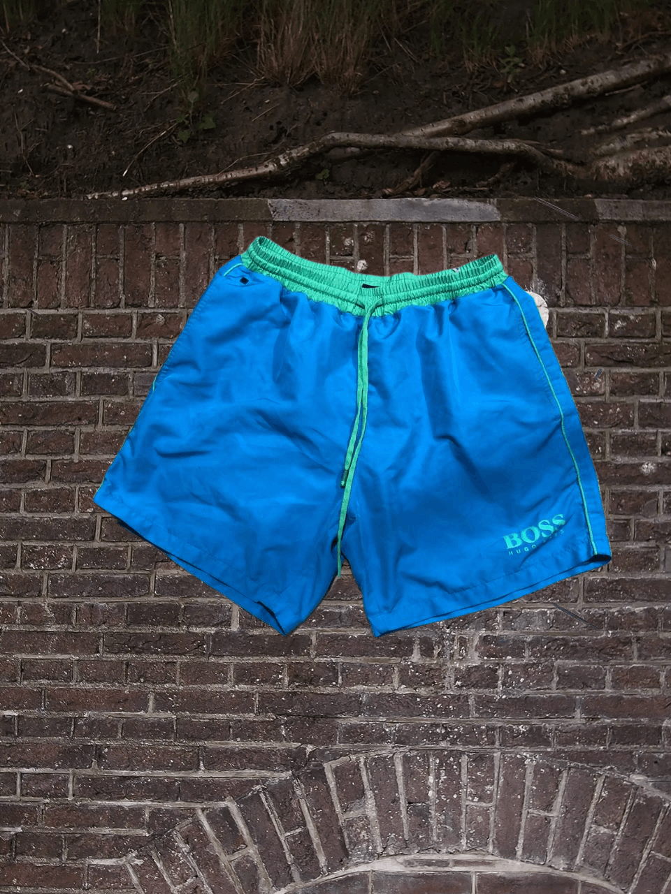 Hugo Boss Men HUGO BOSS Shorts Swimming Beach Summer Blue S Size US 30 / EU 46 - 1 Thumbnail