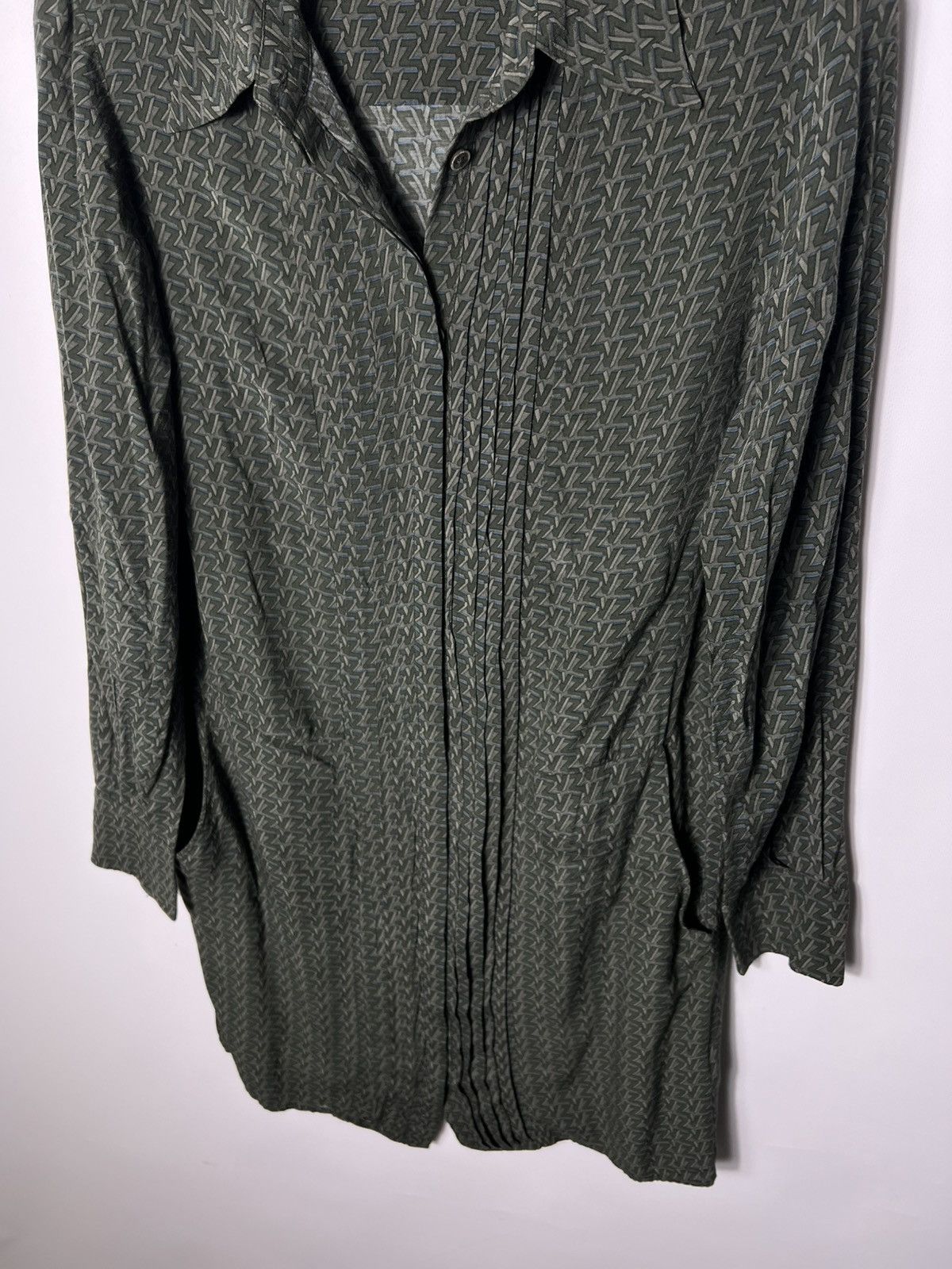 Zadig & Voltaire Vintage luxury designer Zadig & Voltaire Rougi Green Dress Size M / US 6-8 / IT 42-44 - 3 Thumbnail