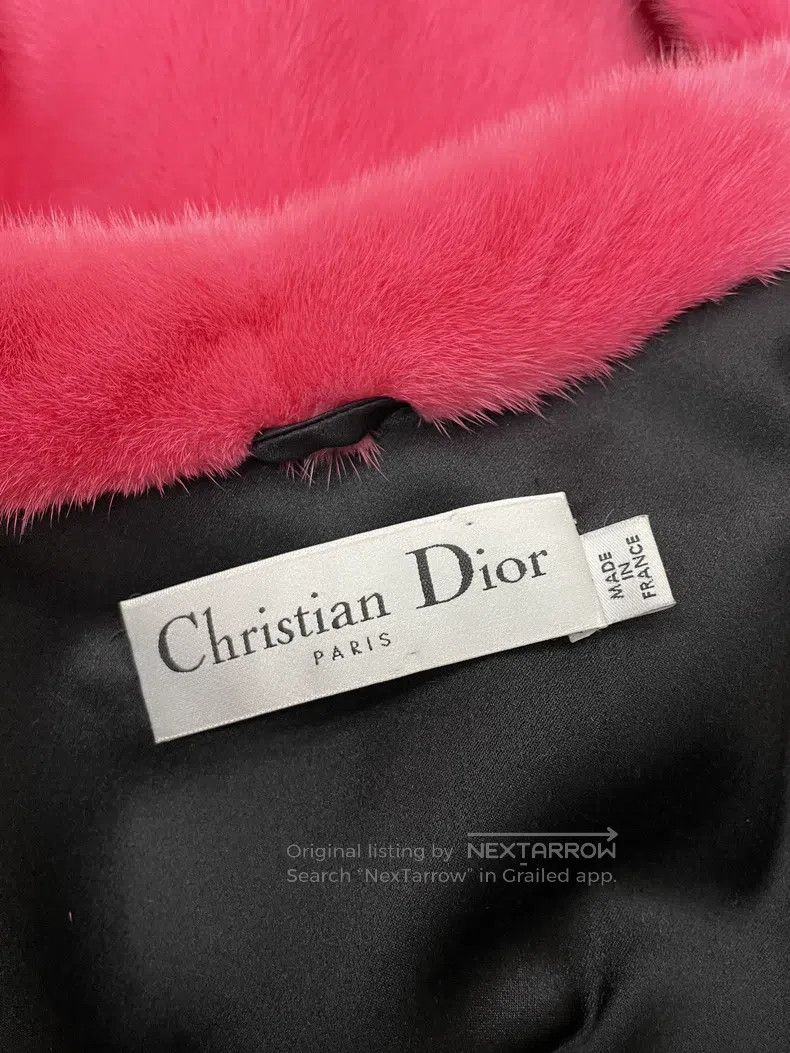Dior Dior Peach-red mink fur coat Size XS / US 0-2 / IT 36-38 - 3 Thumbnail