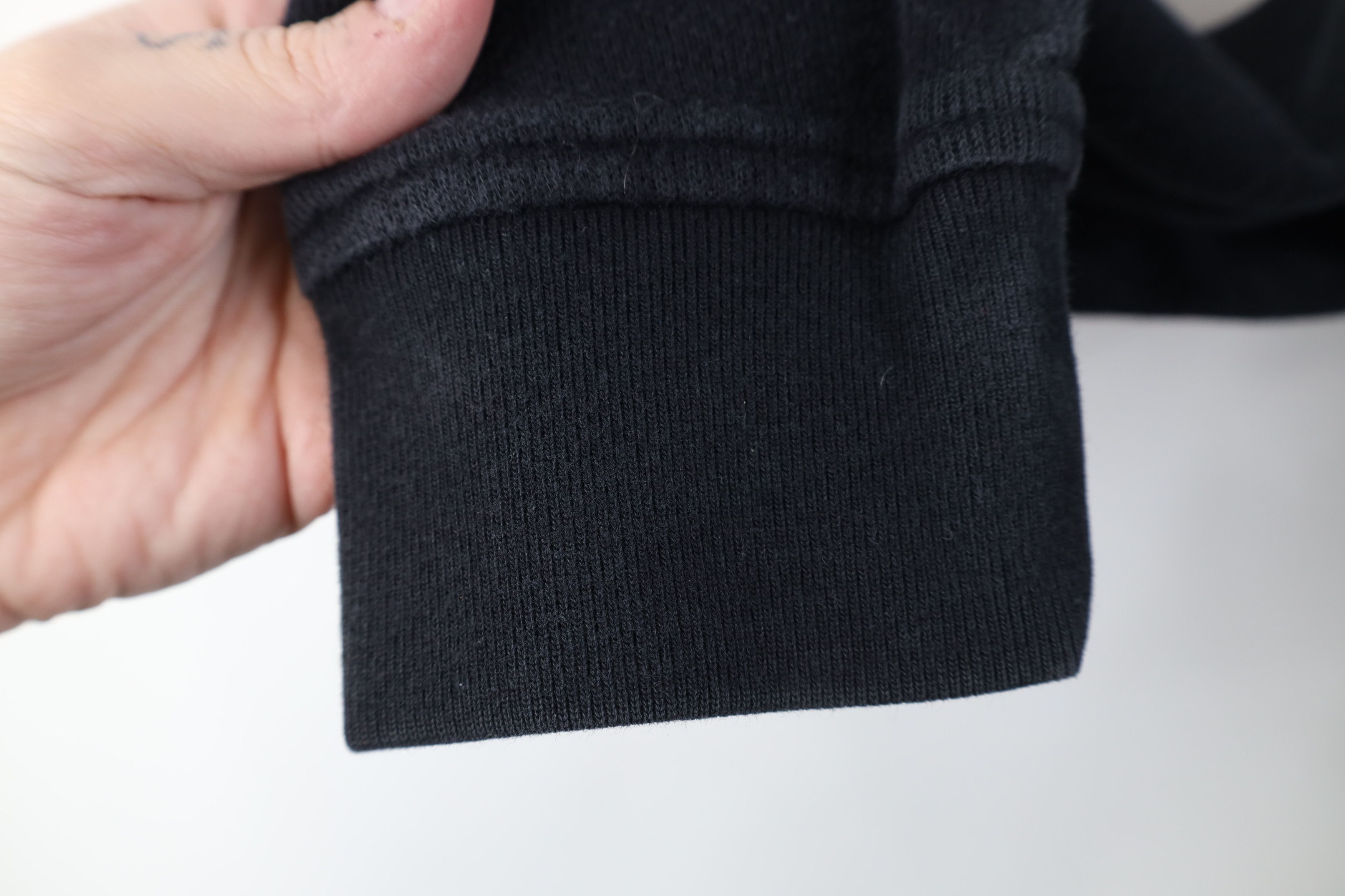 Vintage Vintage 90s Streetwear Ribbed Knit Long Sleeve Rugby Polo Size US L / EU 52-54 / 3 - 9 Thumbnail