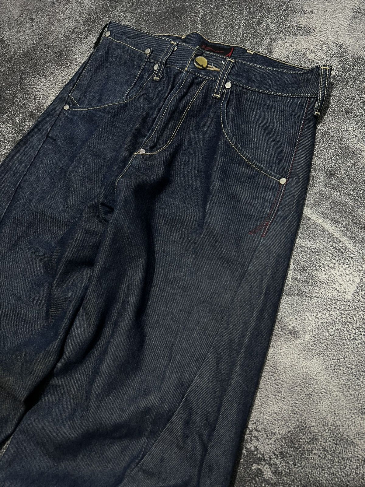Levi's Vintage Clothing Levis Engineered Buckle Back Twisted Jeans Size US 29 - 6 Thumbnail
