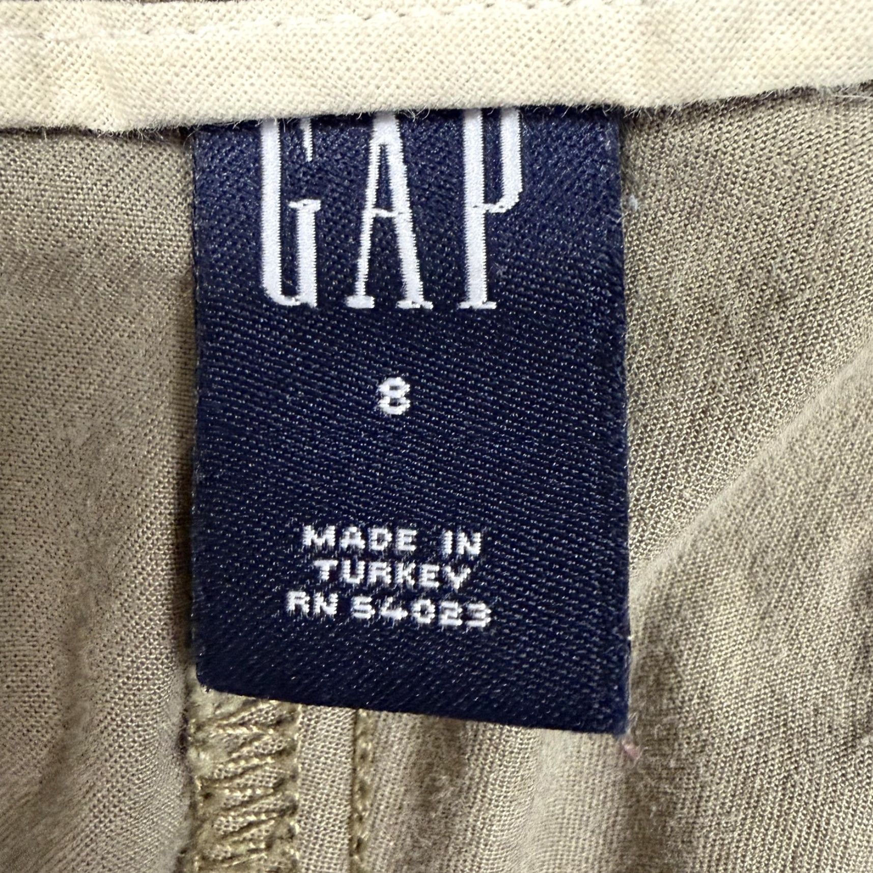 Gap GAP Pants 8P Military Green Cargo Twill Straight Leg Utility Hiking Gorpcore Size 30" / US 8 / IT 44 - 7 Thumbnail
