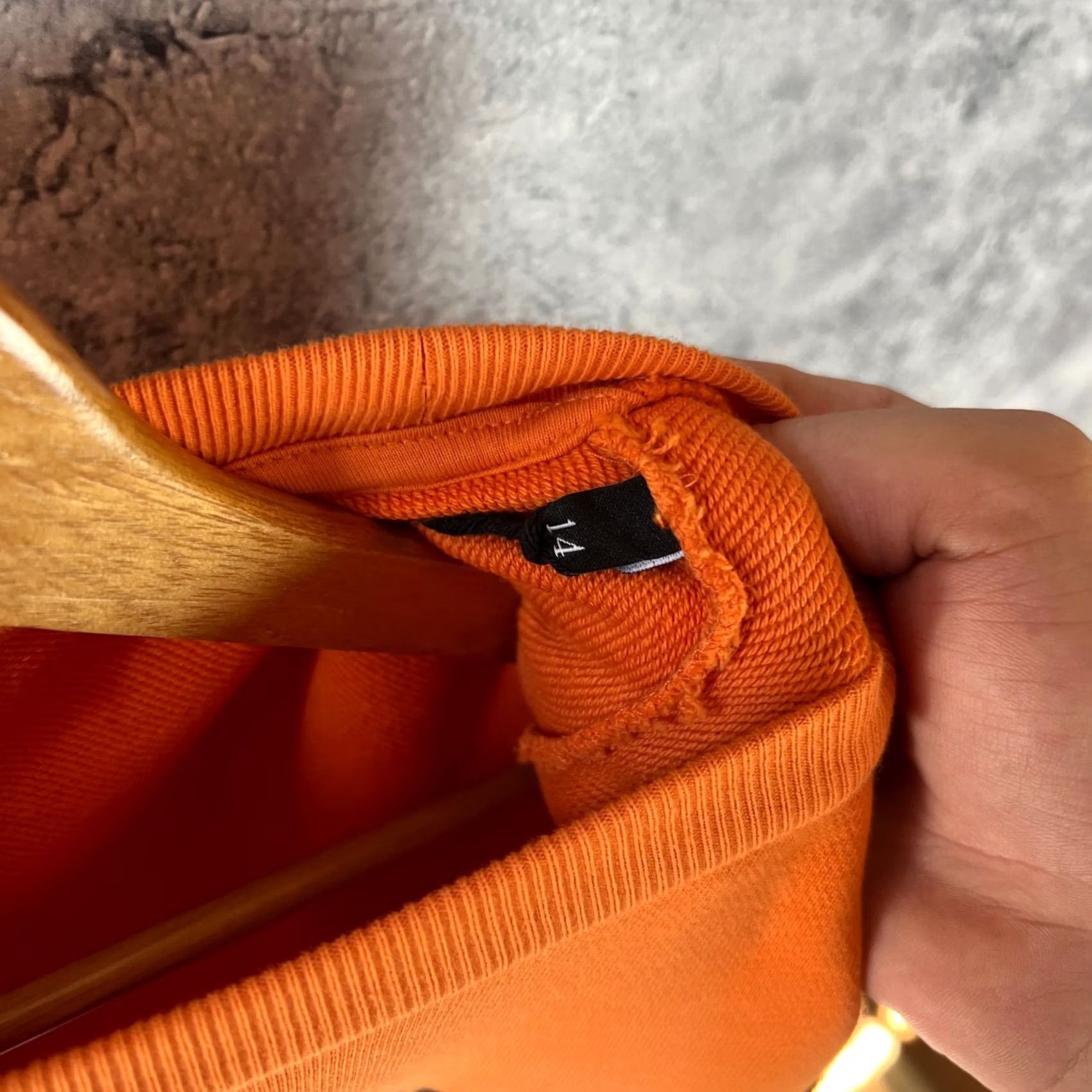 Diesel Diesel Sweatshirt Orange Logo Cotton Size 14 Womens Pullover Classic Bold Design Size XL / US 12-14 / IT 48-50 - 5 Thumbnail