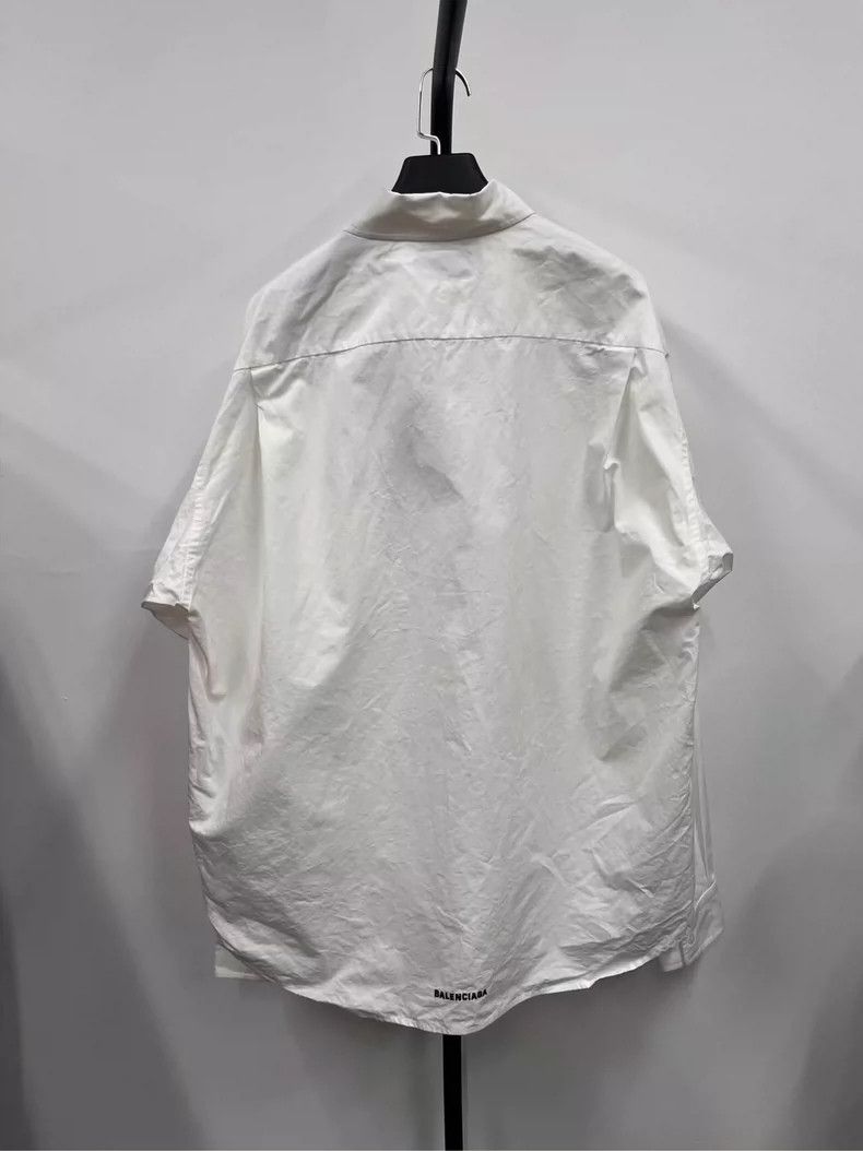 Balenciaga Balenciaga Embroidered Logo Long Sleeve Shirt-dmc Size US M / EU 48-50 / 2 - 1 Thumbnail