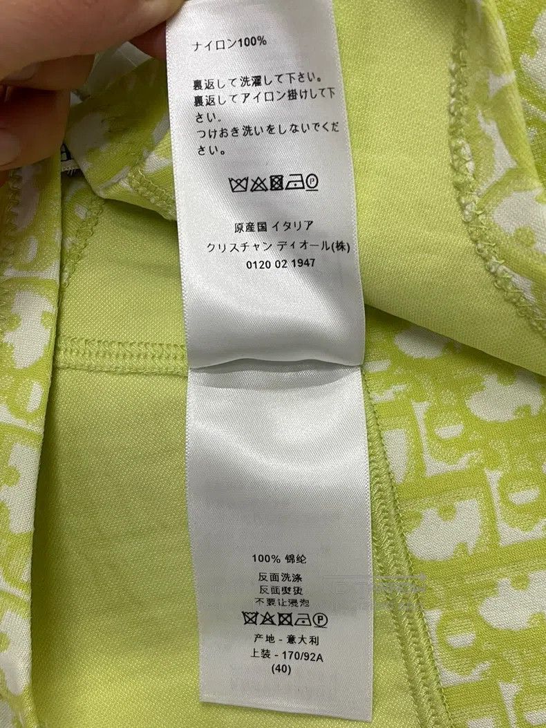 Dior Dior Green Old Flower Letter Vest Size S / US 4 / IT 40 - 6 Thumbnail