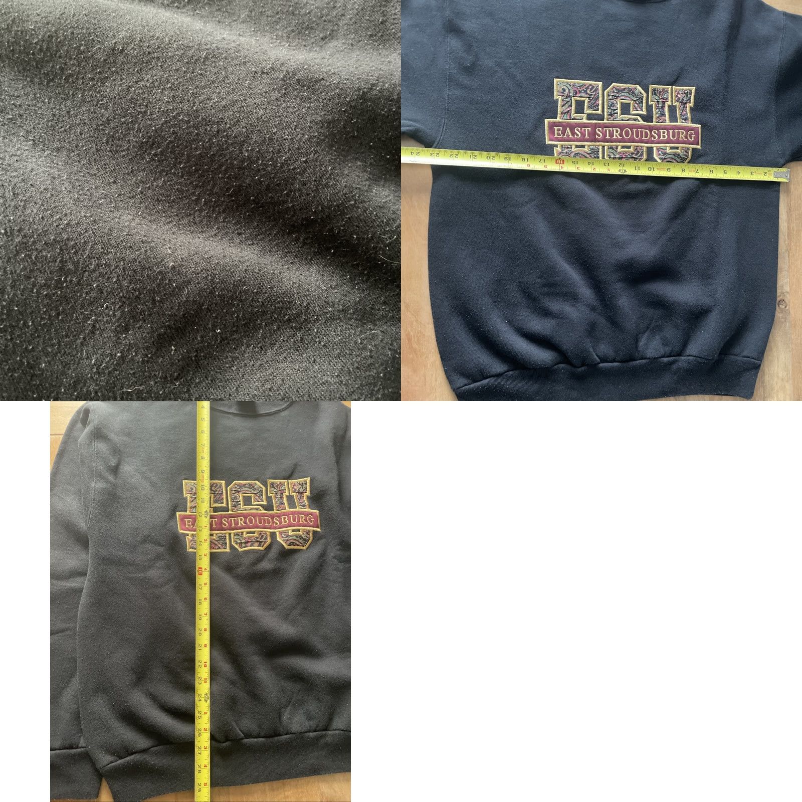 Jansport VINTAGE JanSport Sweatshirt Mens XL ESU College 90s Black Cotton Polyester Fleece Logo Crew Neck Pullover Size US XL / EU 56 / 4 - 8 Thumbnail