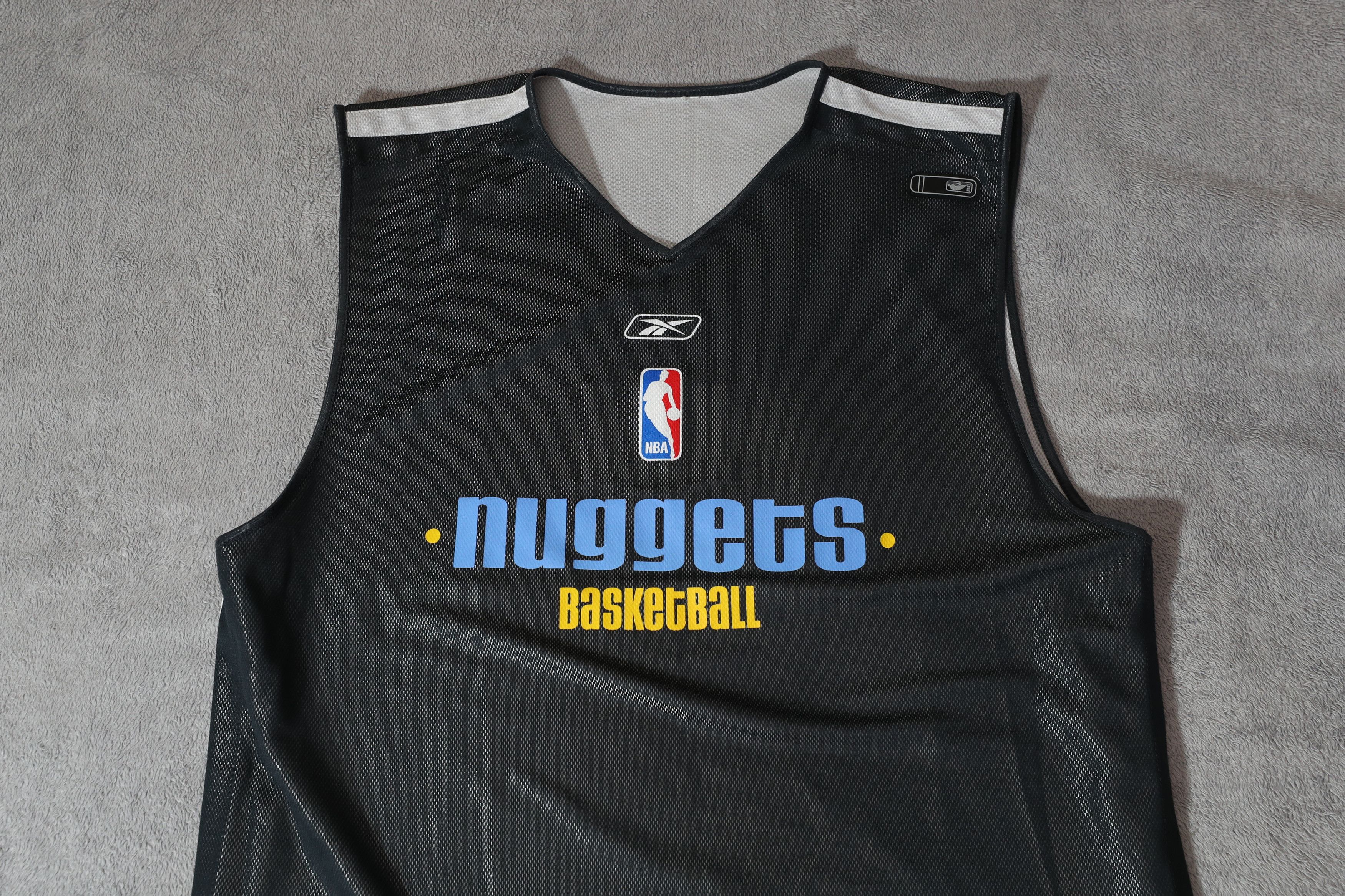 Reebok Nuggets NBA Fusion Basketball Jersey (L) Size US L / EU 52-54 / 3 - 5 Thumbnail
