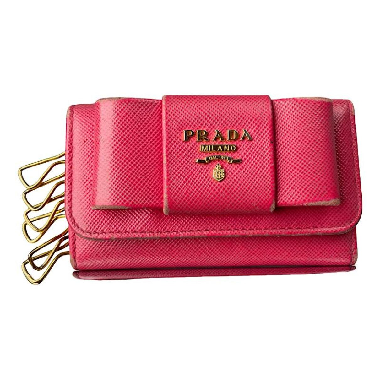 Prada Pink Leather Purse Size ONE SIZE - 1 Thumbnail