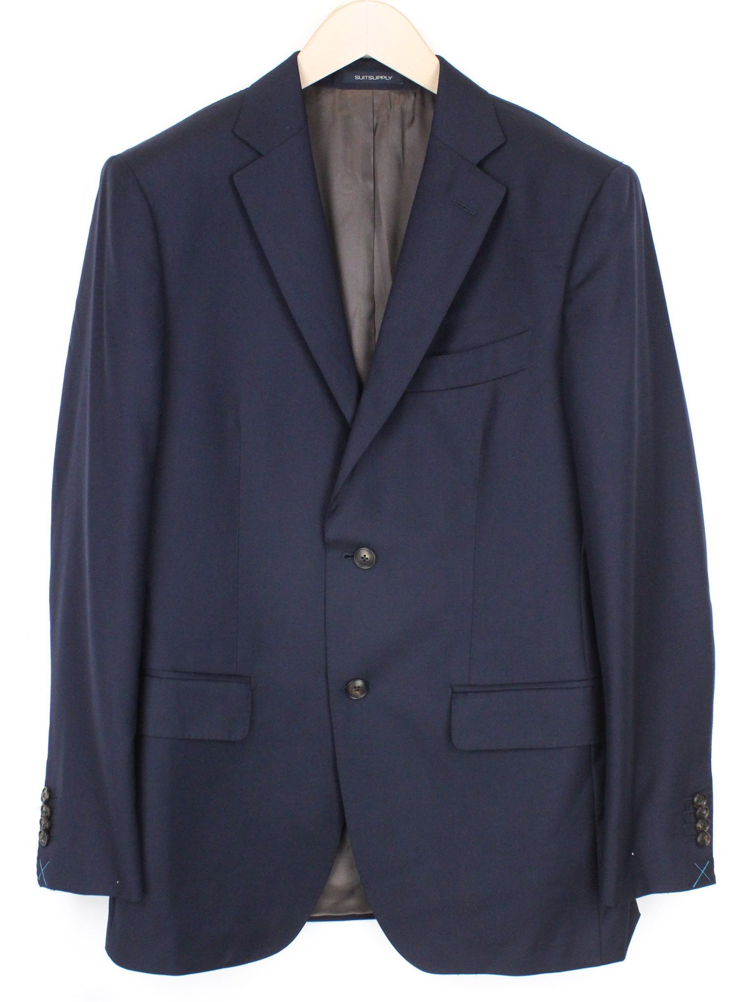 Suitsupply NAPOLI UK38R Navy Wool Blazer 67757 Size 38R - 1 Thumbnail