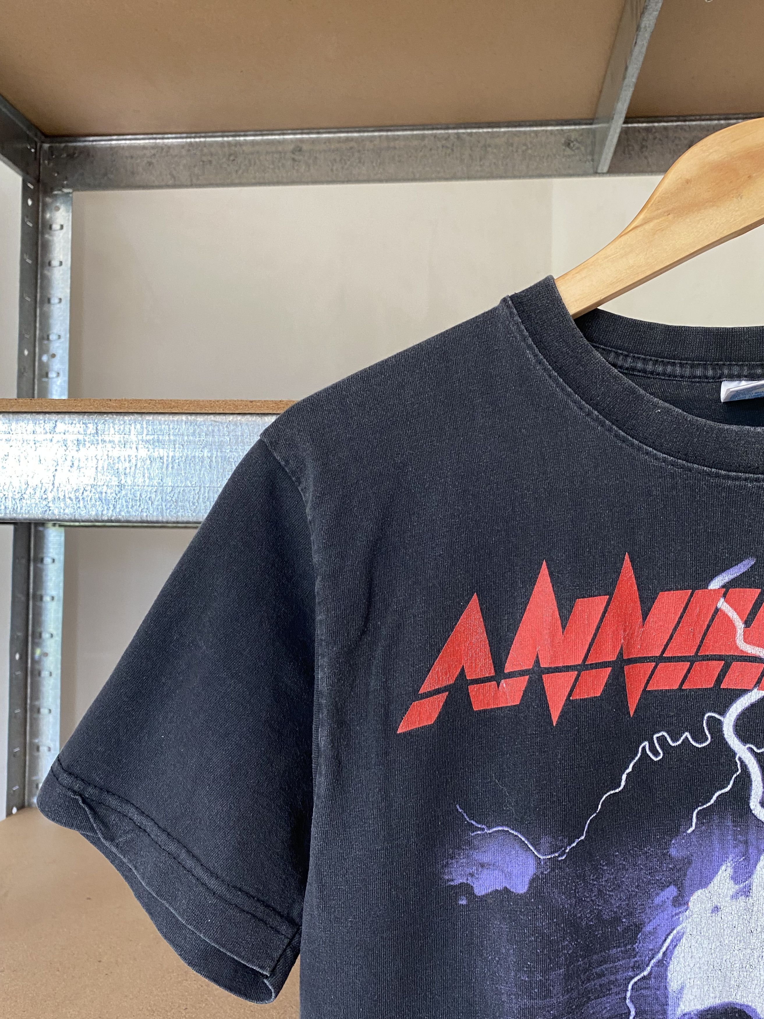 Band Tees × Vintage Vintage 90s Annihilator Never Neverland Rock Band T-shirt Size US M / EU 48-50 / 2 - 5 Thumbnail