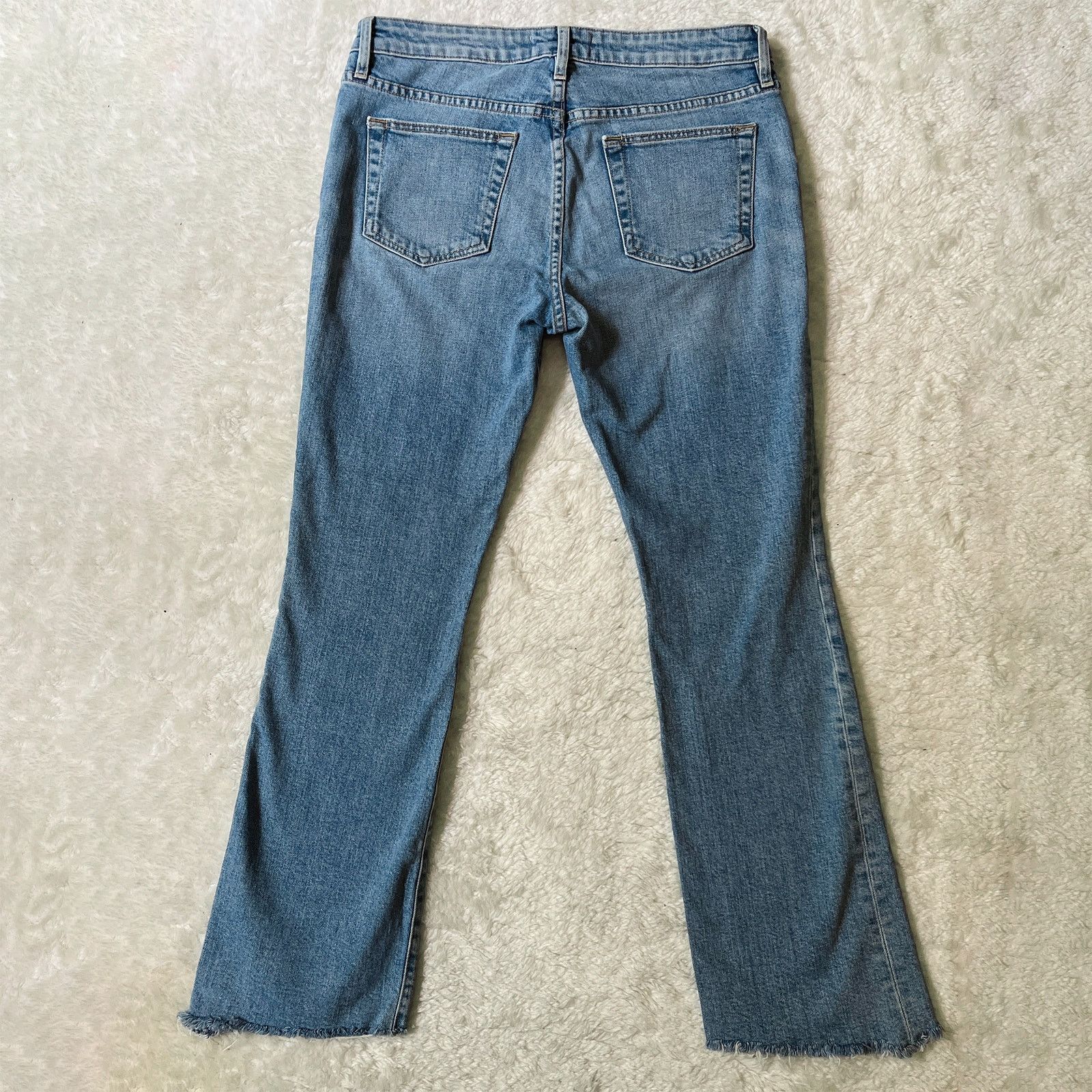 SLVRLAKE SLVRLAKE | Medium Wash Mid Rise Kick Flare Scarlett Jeans Size 30" / US 8 / IT 44 - 2 Thumbnail