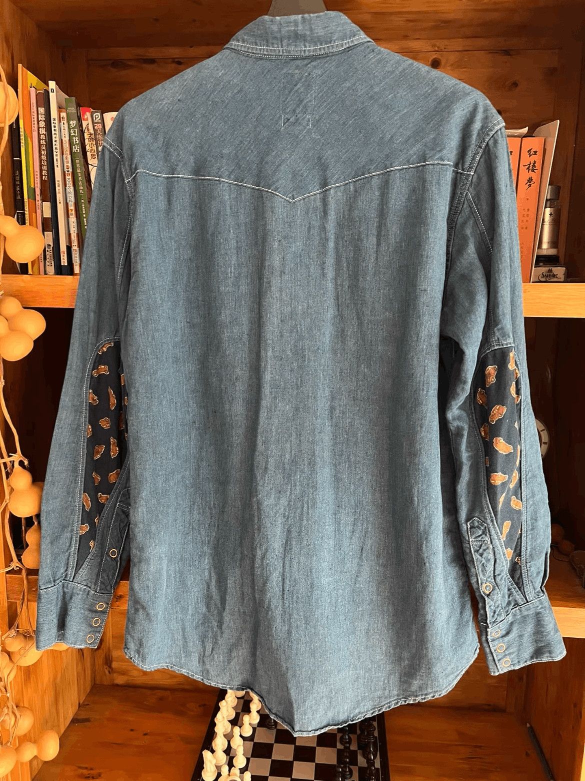 Visvim Sz 2 Visvim 15SS Indigo Dye Patch Shirt Size US M / EU 48-50 / 2 - 1 Thumbnail