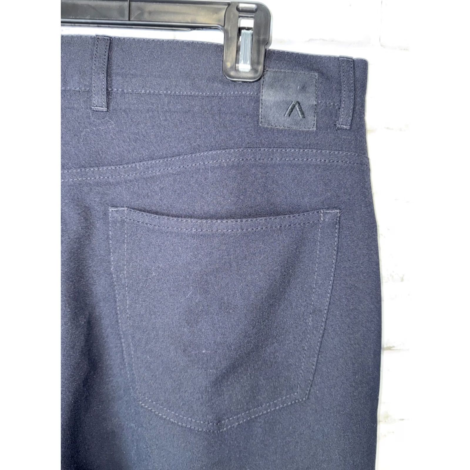 Vintage VINTAGE Alberto Comfort Fit Ceramica Polyester Blend Black Pants 34x33 Size US 34 / EU 50 - 7 Thumbnail