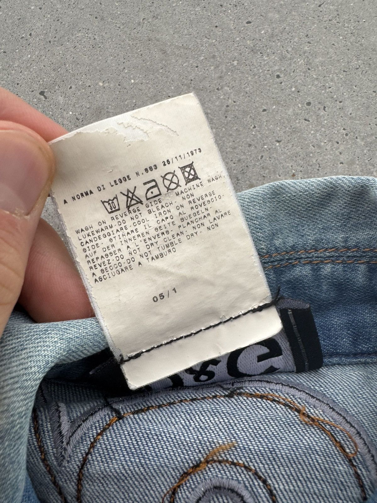 Designer × Dolce & Gabbana × Vintage Dolce&Gabbana Denim Vintage Buttonup shirt Size XS / US 0-2 / IT 36-38 - 7 Thumbnail