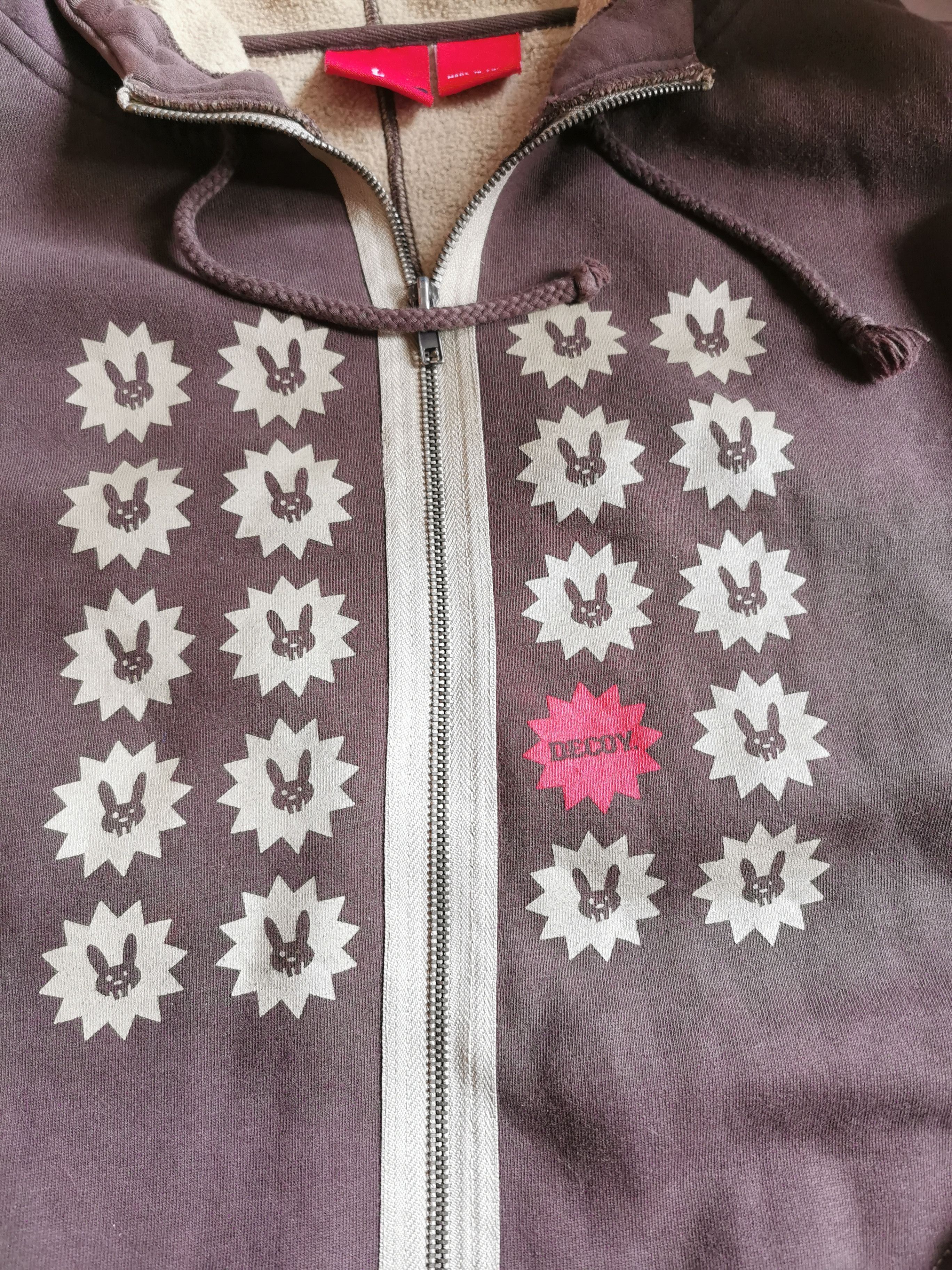 Vintage Brown vintage popwar decoy zip hoodie ultra rare Size US M / EU 48-50 / 2 - 3 Thumbnail