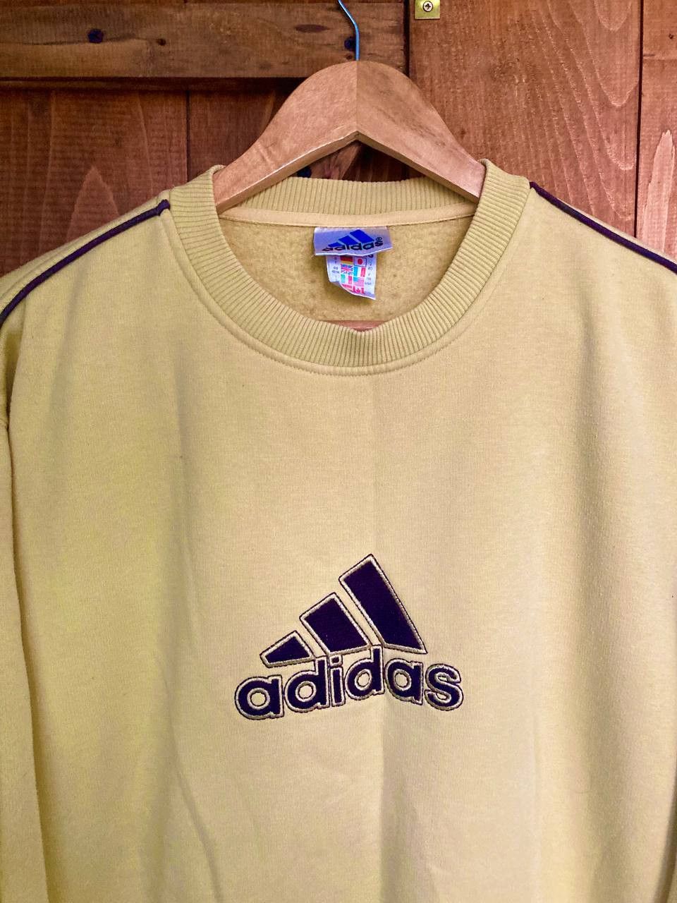 Adidas × Vintage Vintage 90s Adidas Sweatshirt Classic Size US XL / EU 56 / 4 - 2 Thumbnail