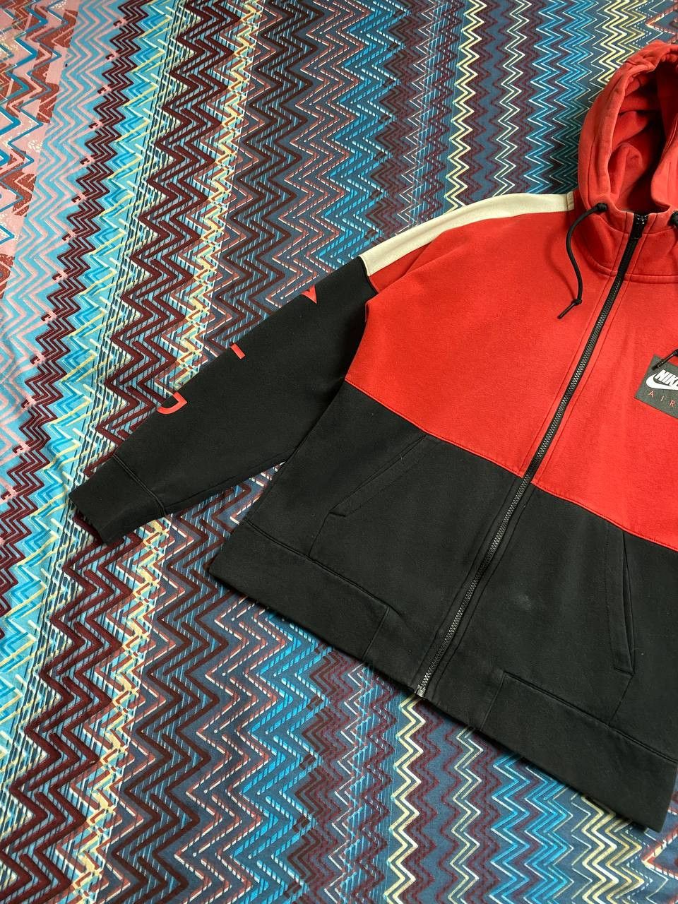 Nike × Vintage Vintage Nike Full Zip Boxy Hoodie Small Logo Size US M / EU 48-50 / 2 - 11 Thumbnail