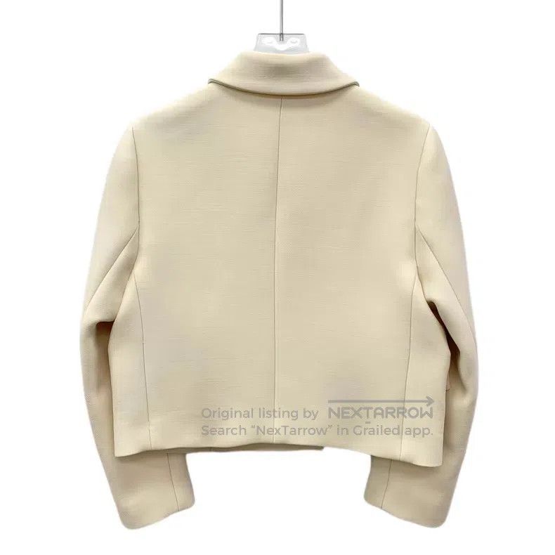 Dior Dior Beige wool lapel double-breasted long-sleeved suit Size M / US 6-8 / IT 42-44 - 2 Thumbnail