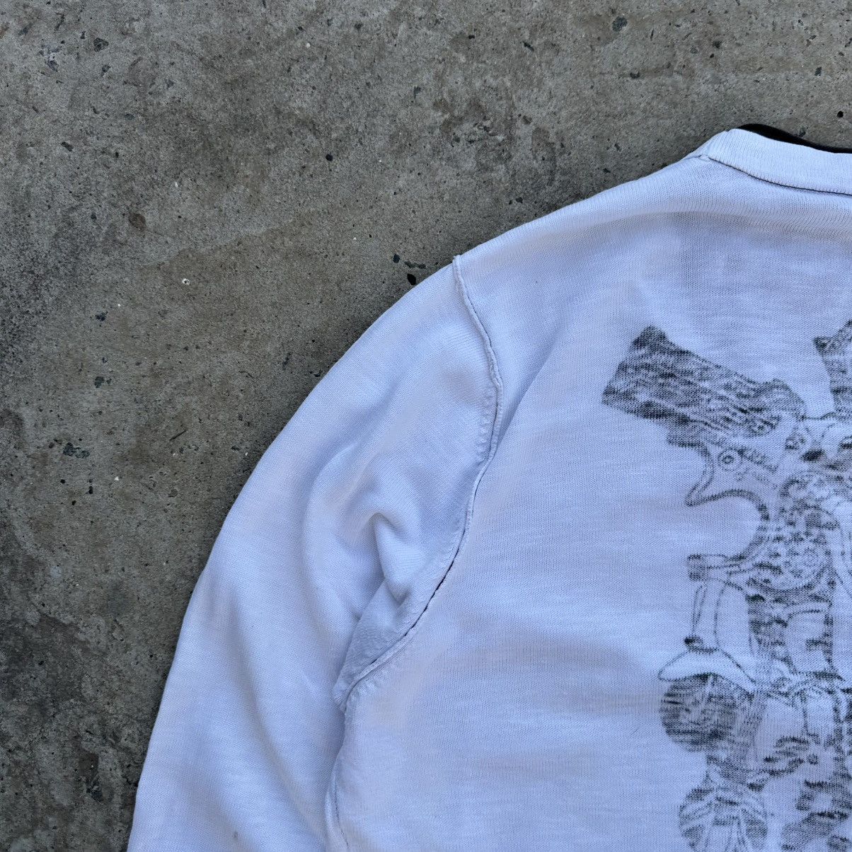 Zara Vintage Japanese Style Zara Man Cardigan Sweater Y2K Grunge Size US L / EU 52-54 / 3 - 13 Thumbnail