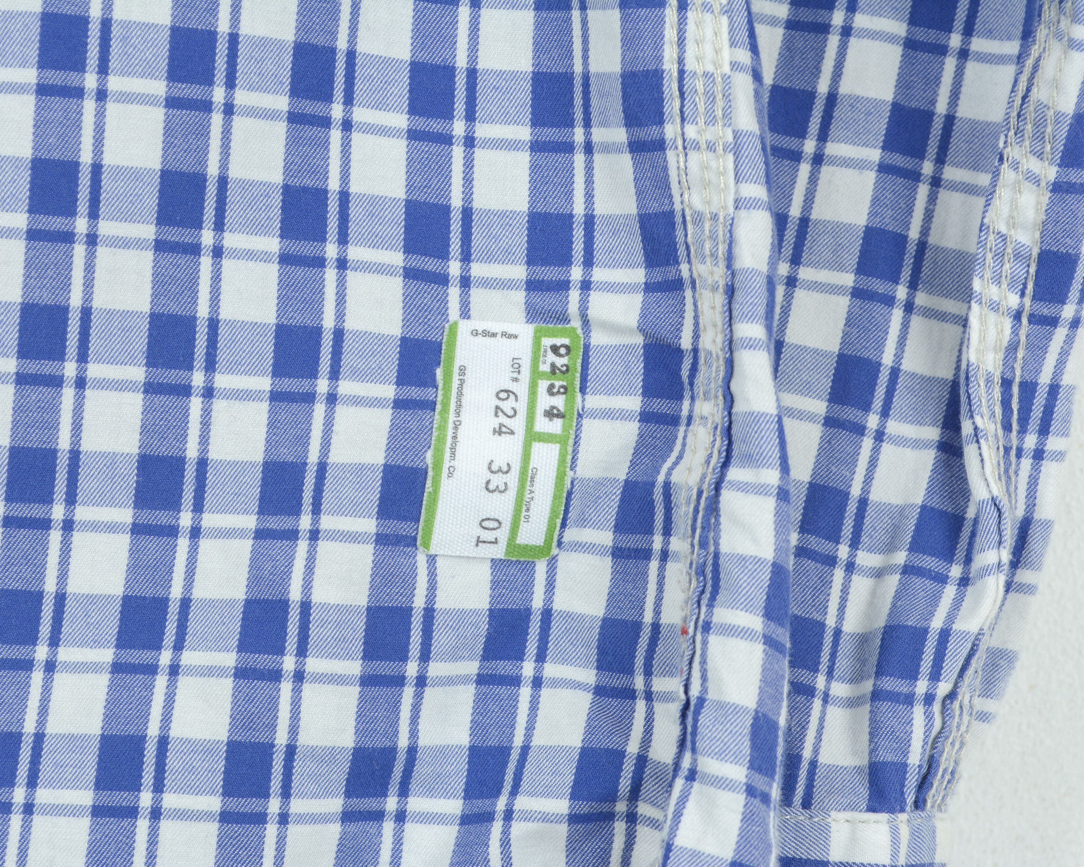 G-Star G STAR Johny Western Shirt L Casual Long Sleeve Check Plaid Size US L / EU 52-54 / 3 - 7 Thumbnail