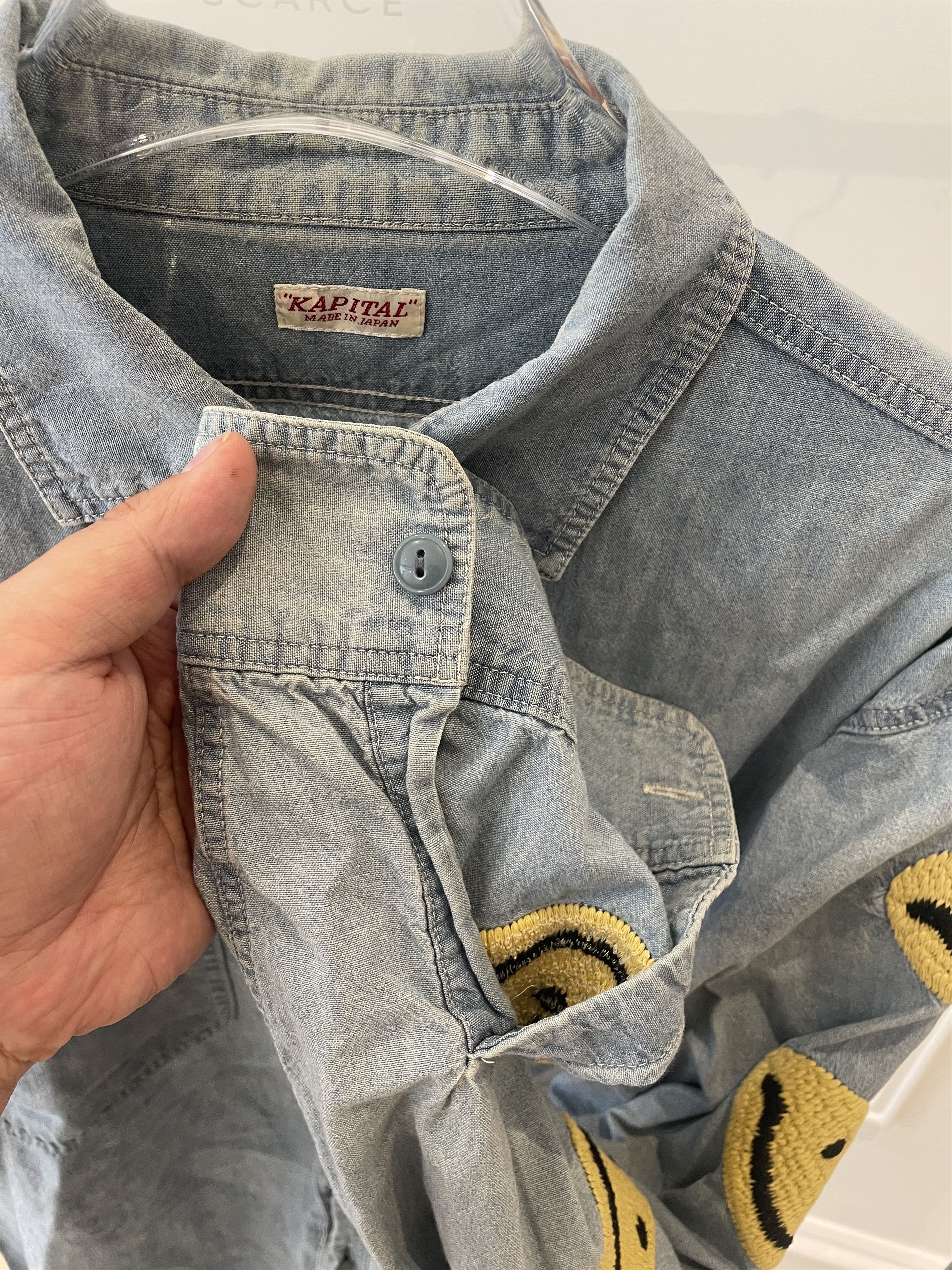 Kapital Kapital Smiley Denim Shirt Size US M / EU 48-50 / 2 - 5 Thumbnail