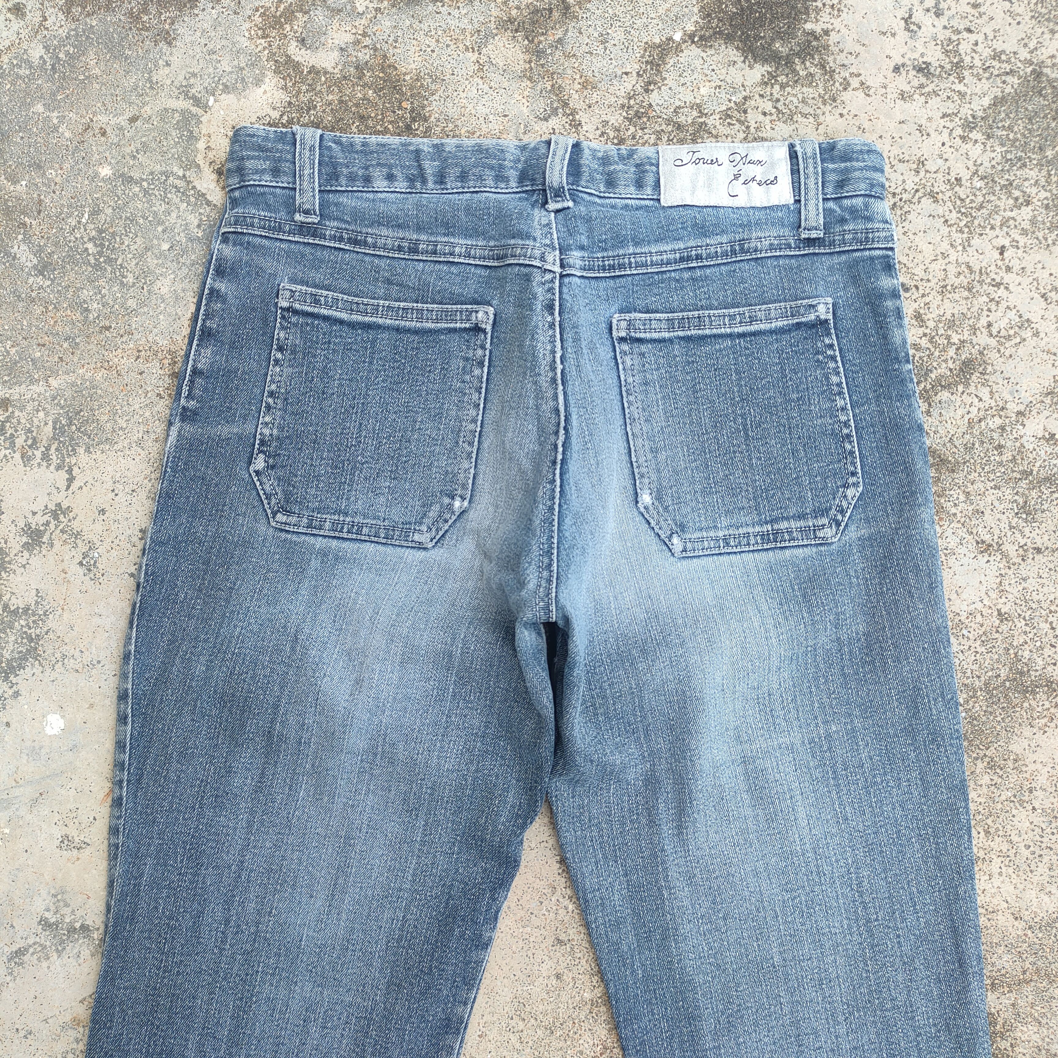 If Six Was Nine × Japanese Brand × Jean FLARE JOUES BOOTCUT FADED JEANS DENIM PANTS Size US 26 / EU 42 - 7 Thumbnail