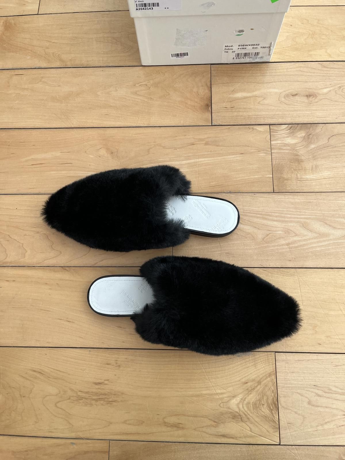 Maison Margiela NWB - Maison Margiela Faux Fur Mules Size US 7 / IT 37 - 3 Thumbnail