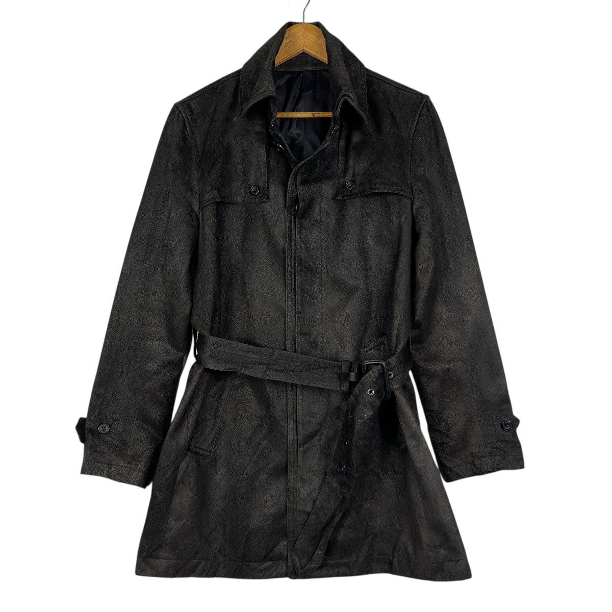 Tornado Mart 🔥 Tornado Mart Moleskin Bono With Belt Coat Size US L / EU 52-54 / 3 - 1 Thumbnail
