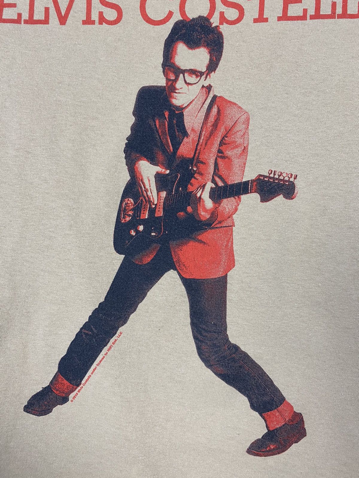 Vintage Vintage Elvis Costello 2010 under license to wifi Tee Size US S / EU 44-46 / 1 - 6 Thumbnail