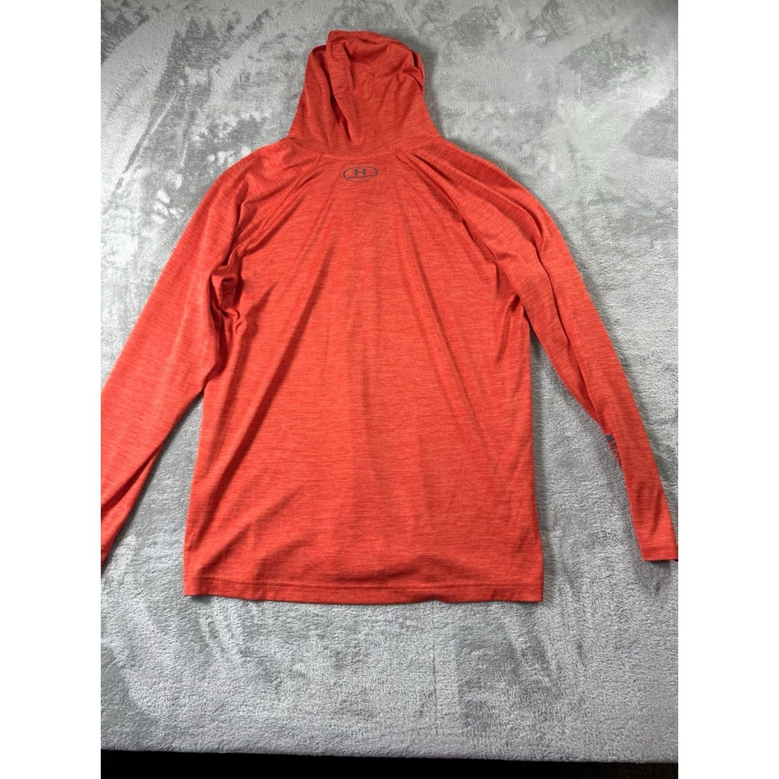 Under Armour Under Armour Hoodie Orange Mens M Loose Heat Gear Varsity Snap Up Athleisure Size US M / EU 48-50 / 2 - 2 Thumbnail